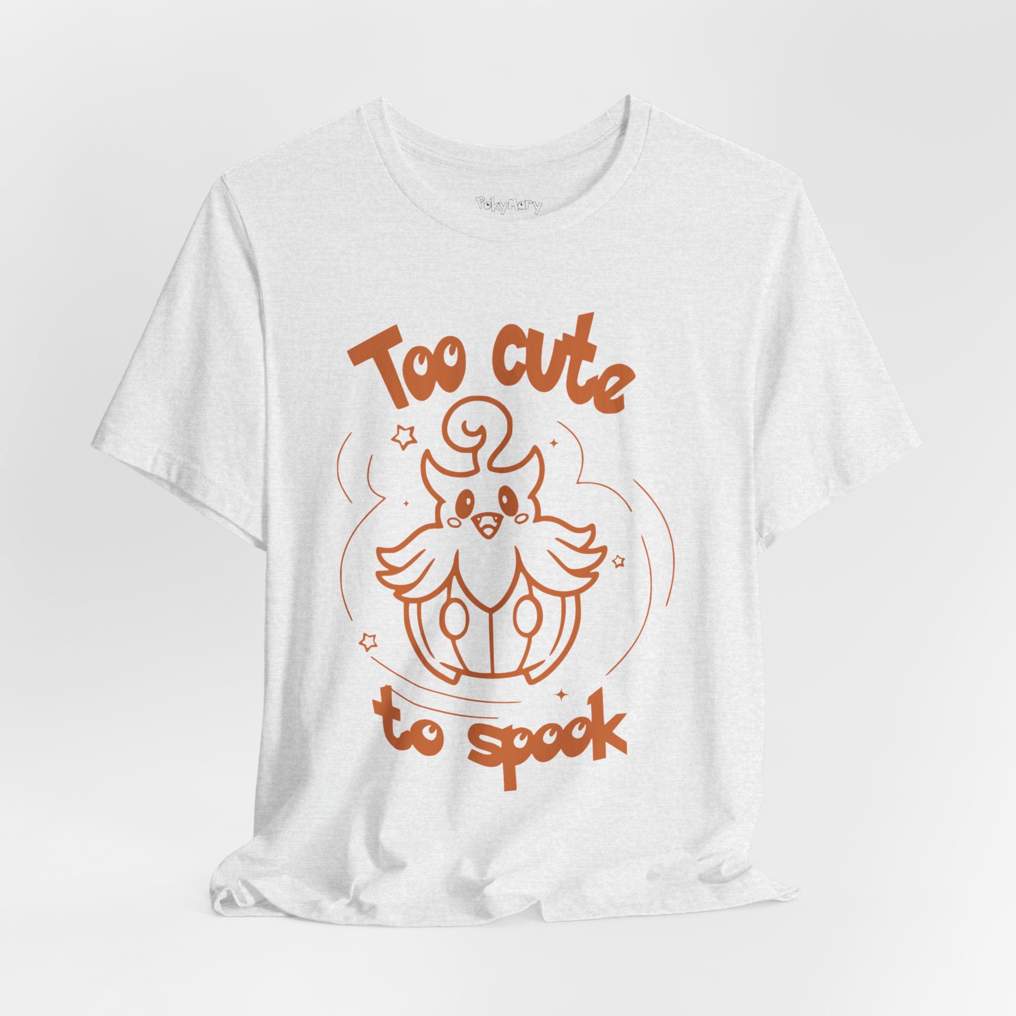 Too Cute to Spook Comfy Tee Shirt | Halloween Theme Gift Ghost Pumpkin T-Shirt for women