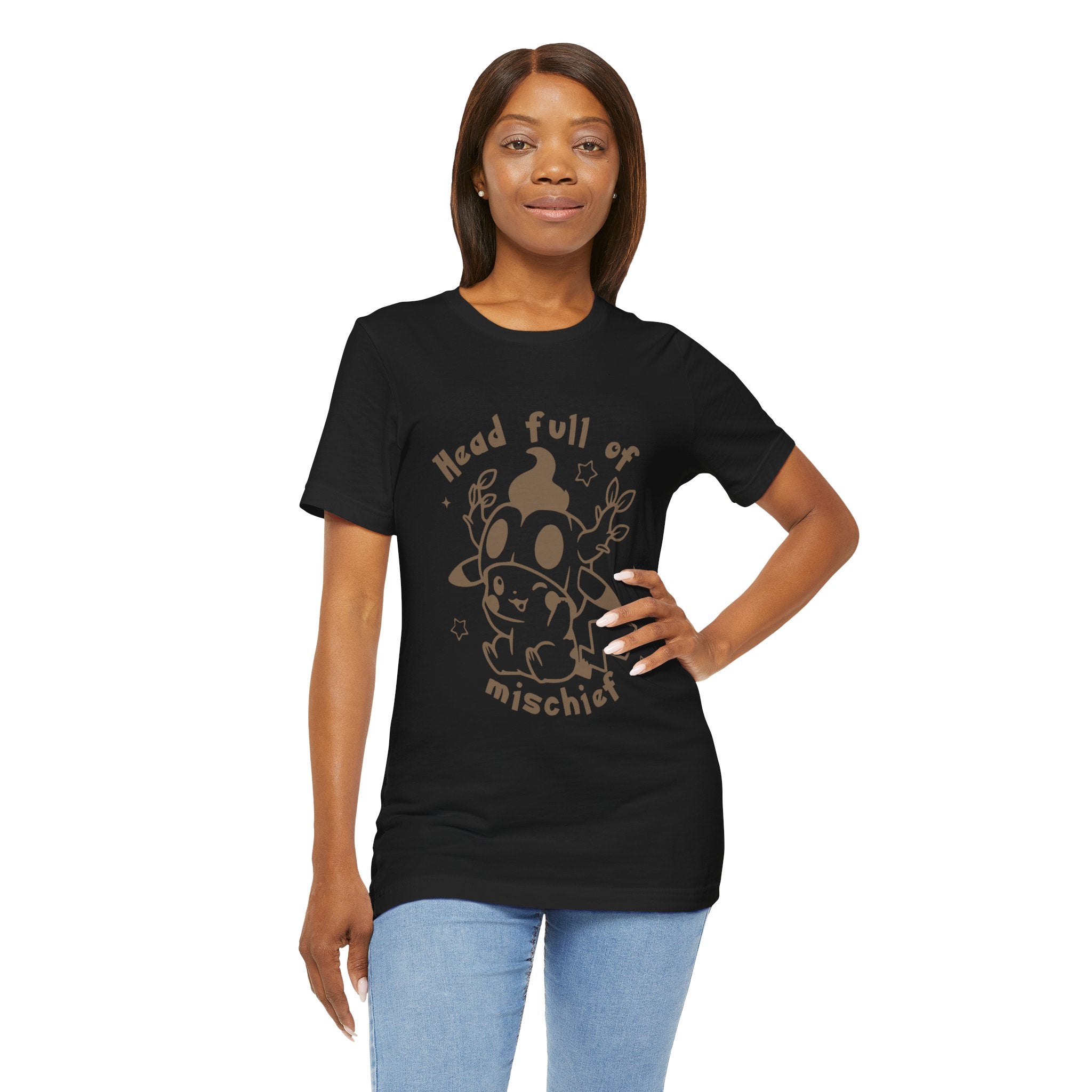 Head Full of Mischief | Cute Halloween Unisex T-Shirt
