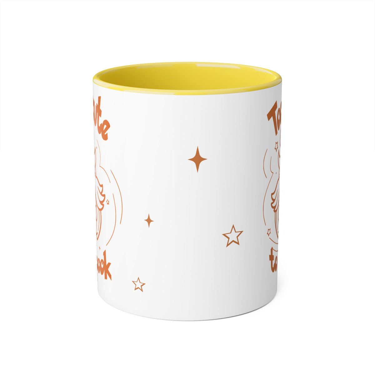 Too Cute to Spook Pumpkin Ghost Halloween Theme Coffee Tea Mug