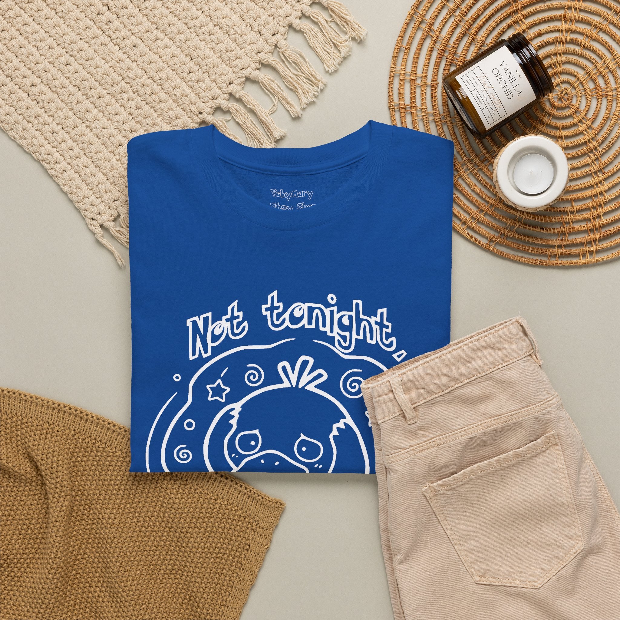 Duck Not Tonight I Have a Headache T-shirt funny kawaii duck illustration Shirt For Wife Or Girlfriend Gift