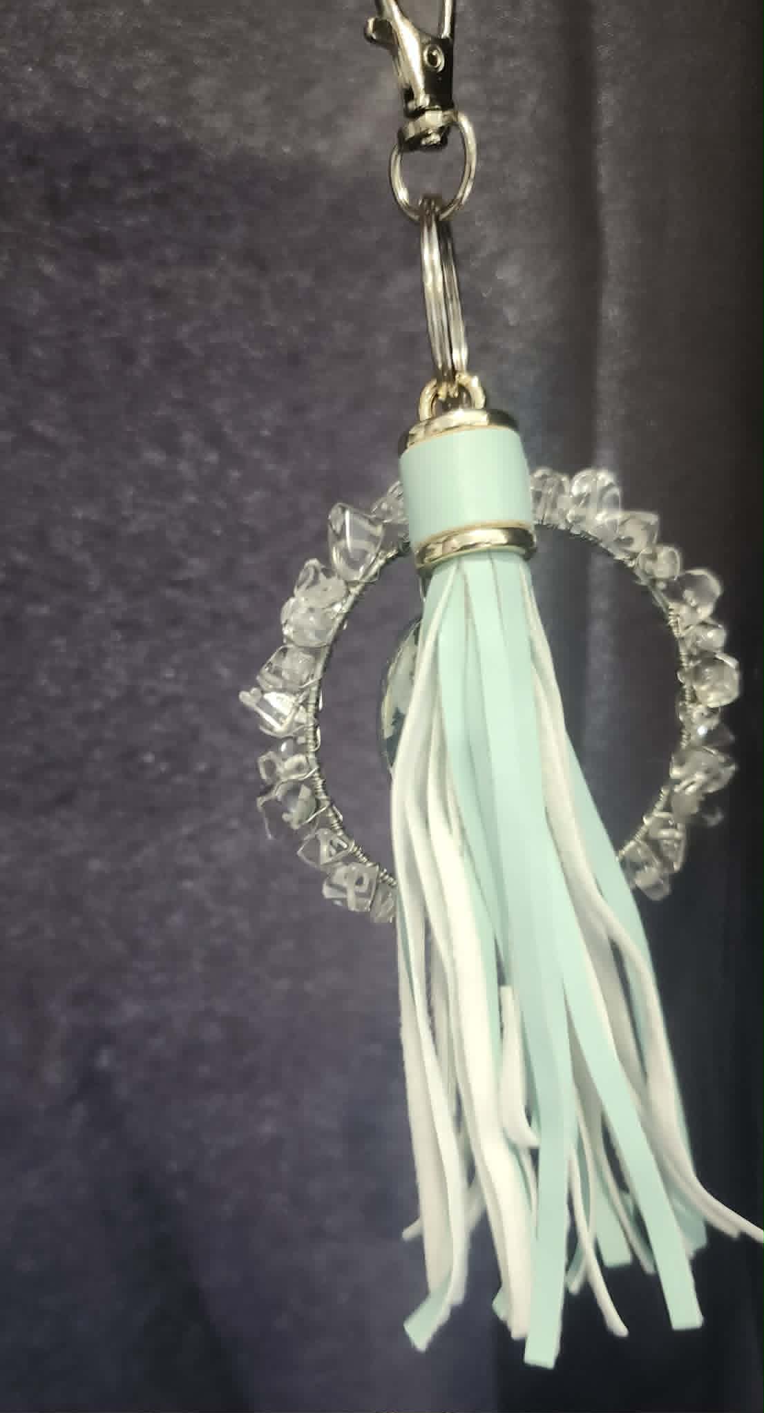 Vanillite & Vanillish Frost Charm – Handmade Pokémon-Inspired Bag Charm, Keychain & Car Accessory ⭐
