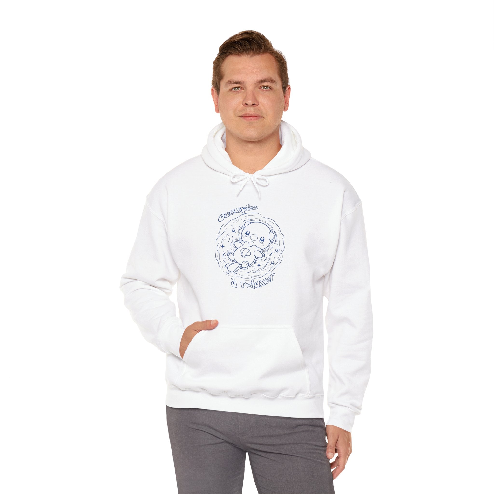 Hoodie inspiré de Moustillon (Oshawott), Occupée à relaxer