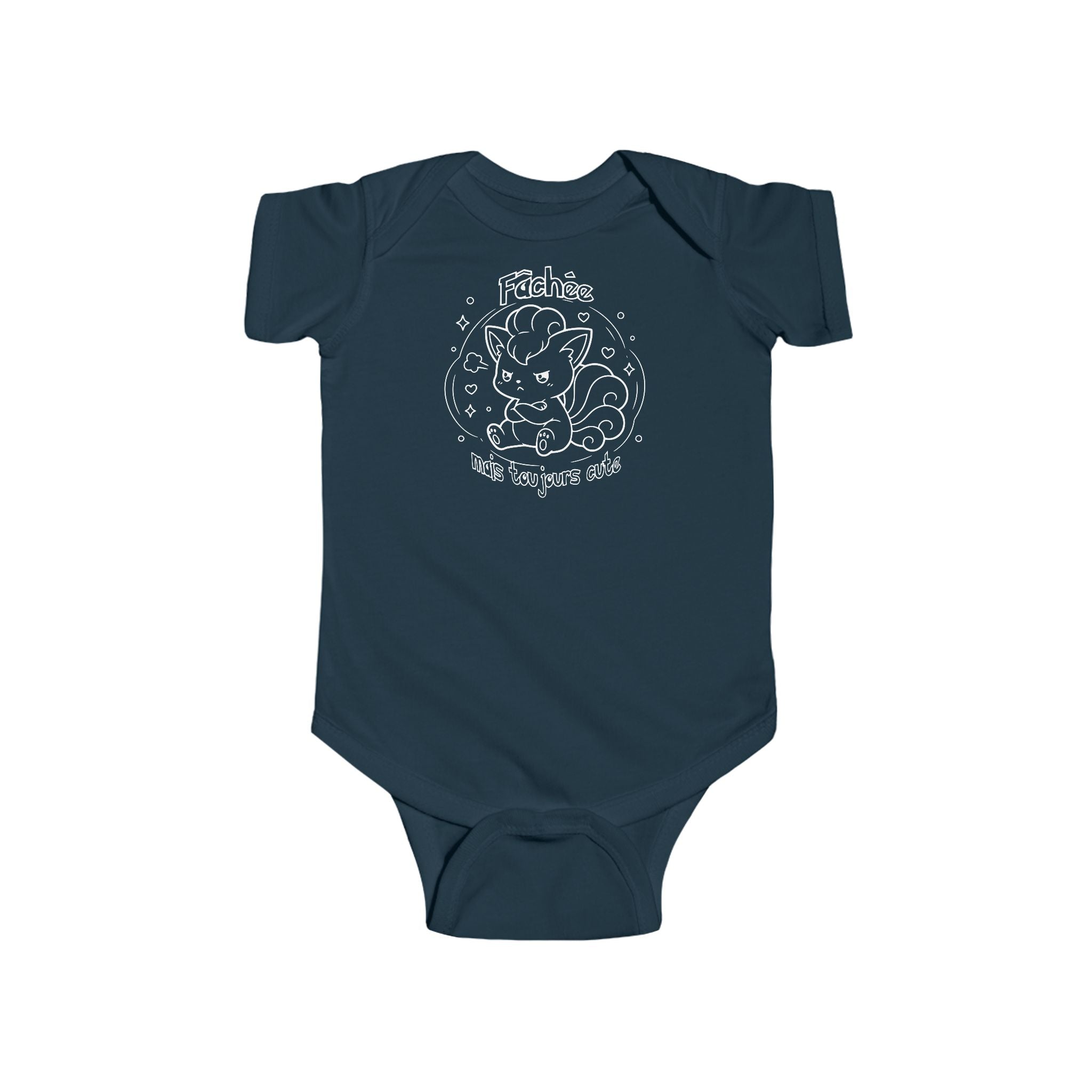 Cache-couche pour bébé inspiré de Goupix (Vulpix), fâchée mais toujours cute