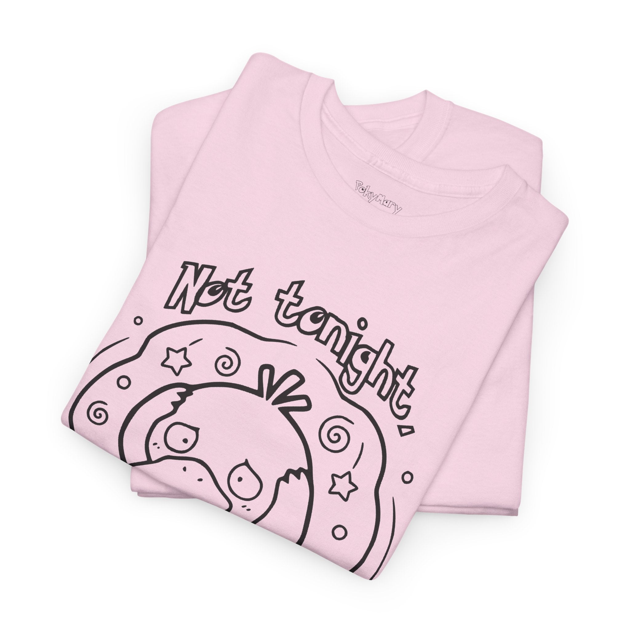 Duck Not Tonight I Have a Headache T-shirt funny kawaii duck illustration Shirt For Wife Or Girlfriend Gift
