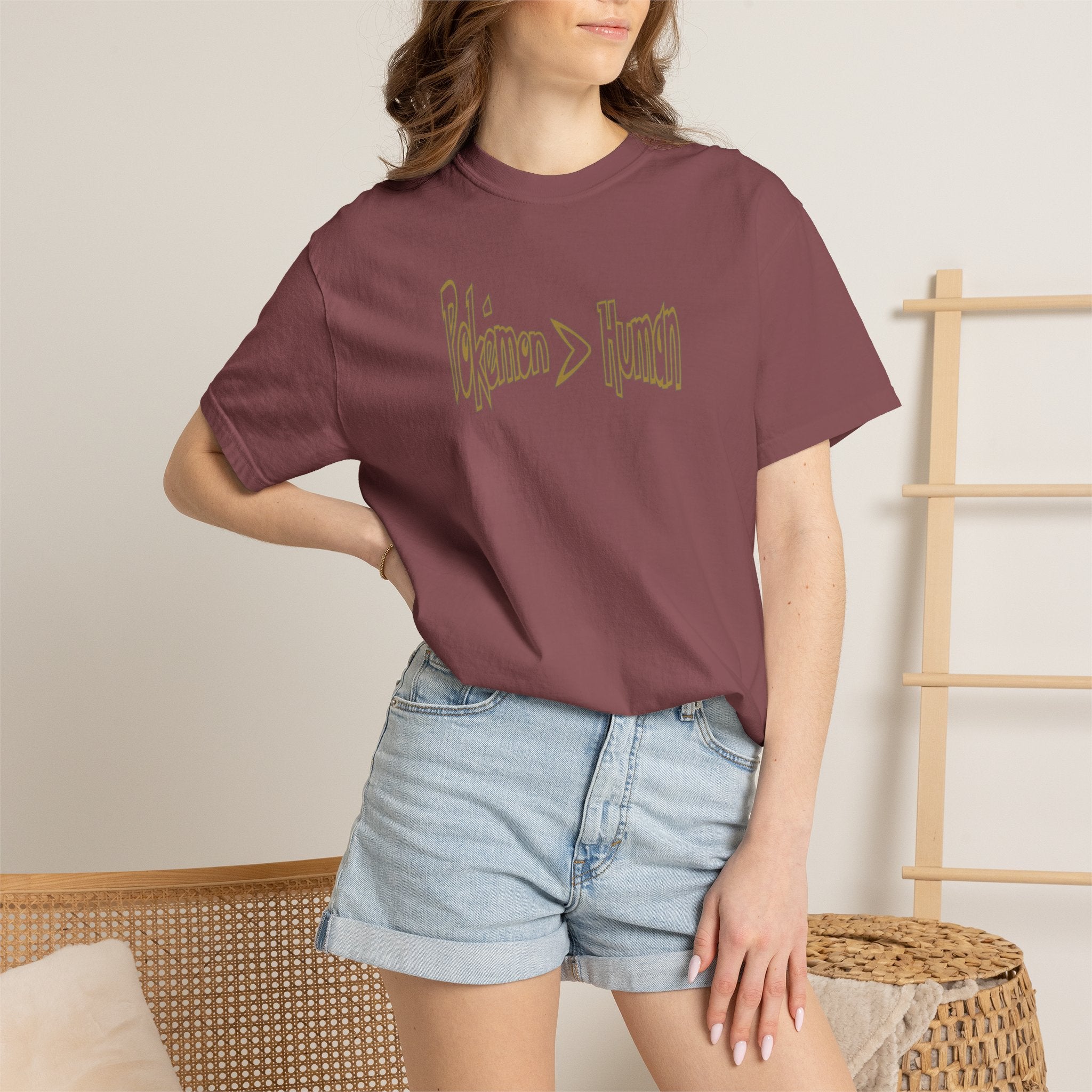 Pokémon > Human T-shirt | Gamer Statement Tee Gift | Unisex Geek Shirt