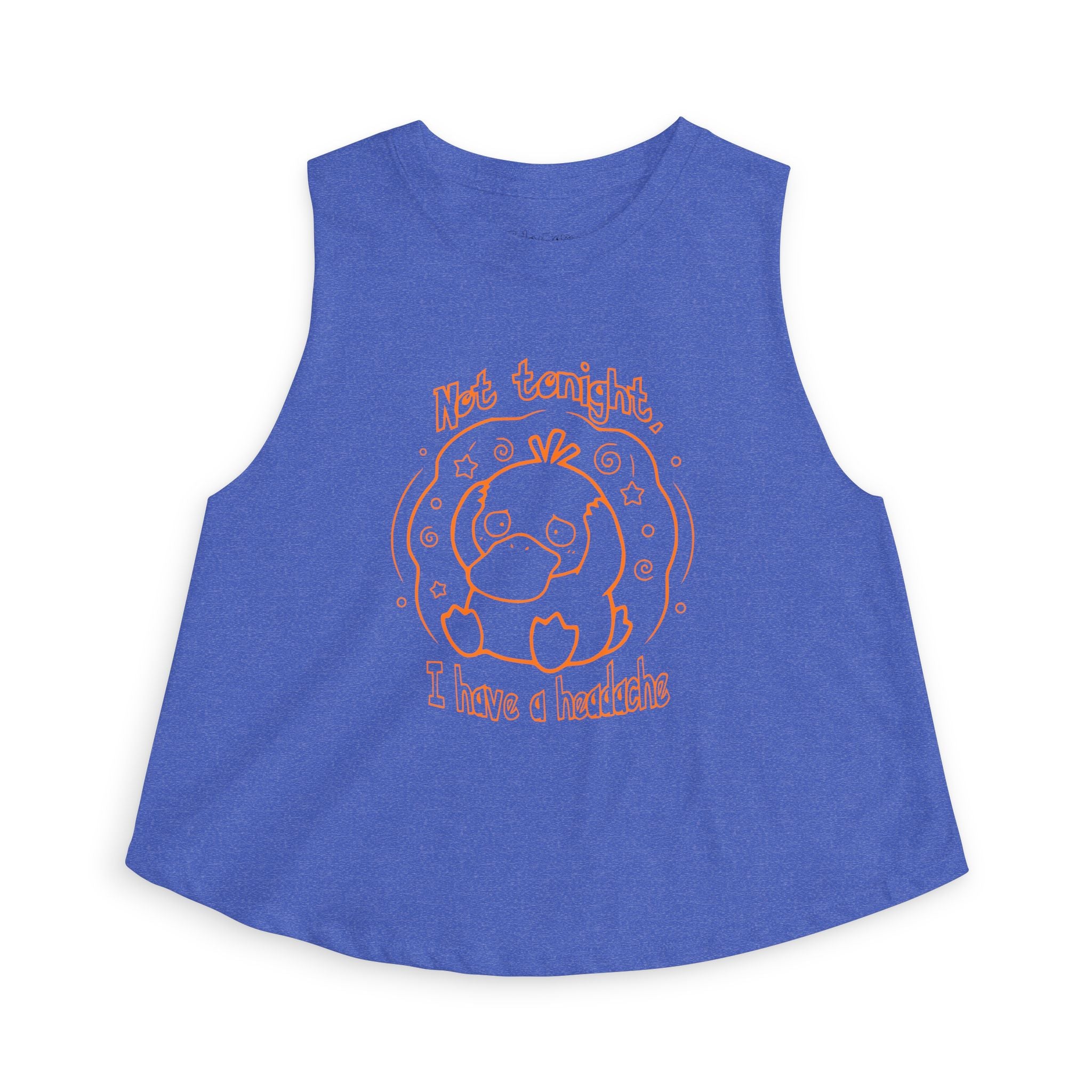 Duck Not Tonight I Have a Headache tank top funny kawaii duck illustration For Wife Or Girlfriend Gift