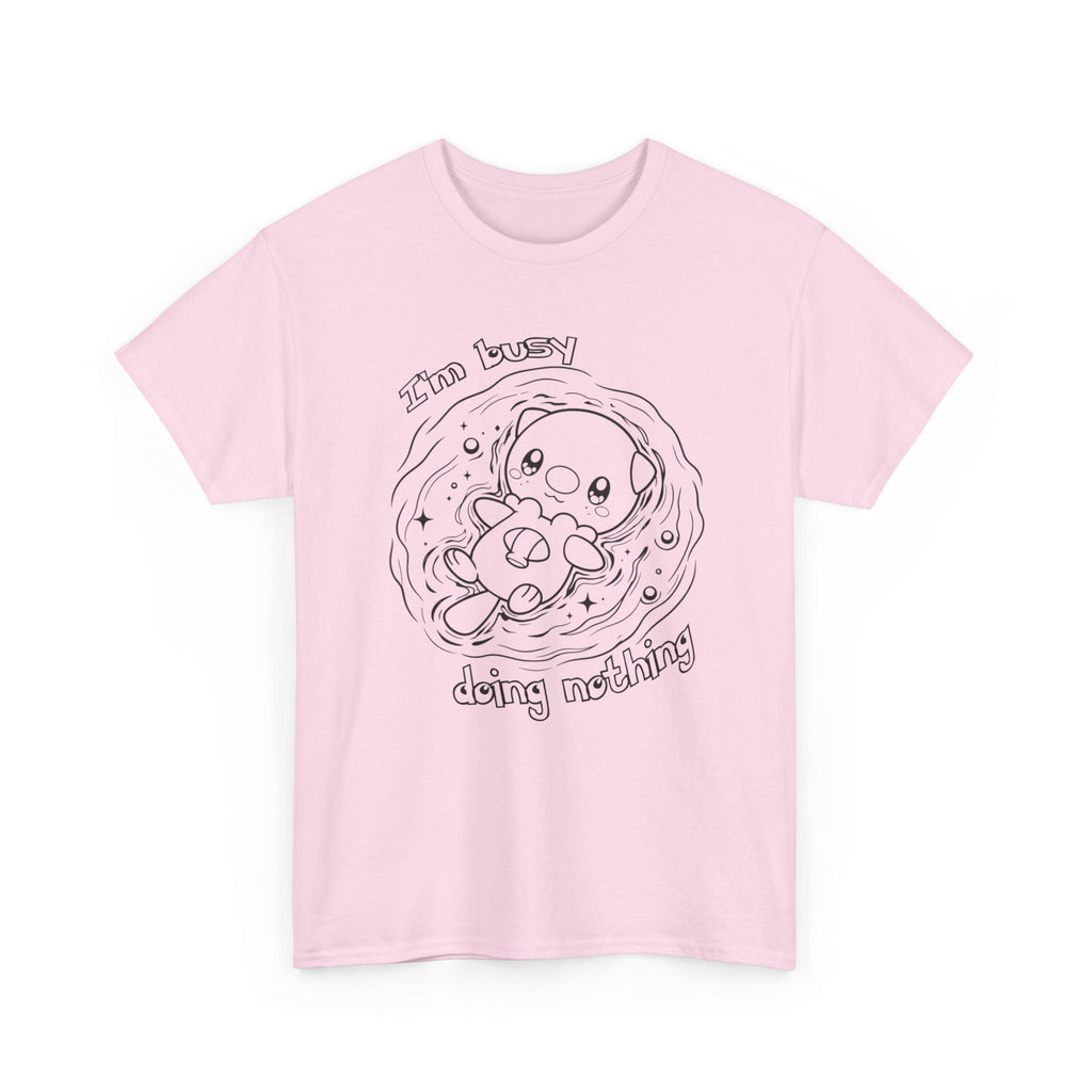 Otter Busy Doing Nothing Funny Quote T-Shirt Cute Otter Swimming Adorable Animal