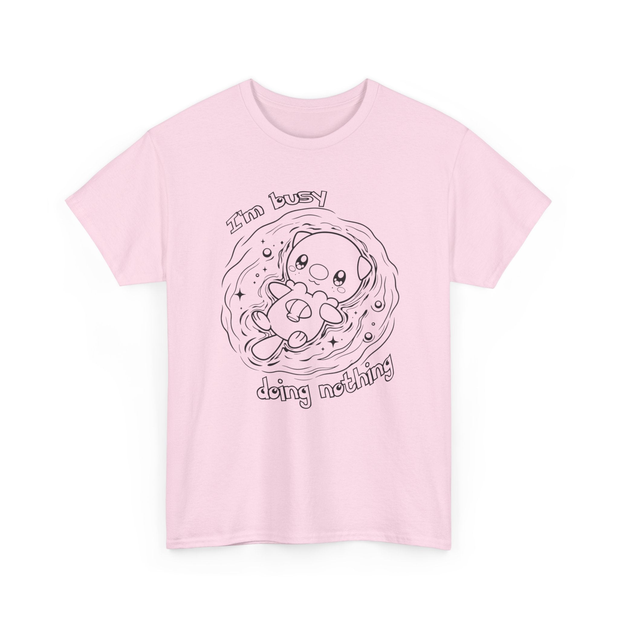 Otter Busy Doing Nothing Funny Quote T-Shirt Cute Otter Swimming Adorable Animal