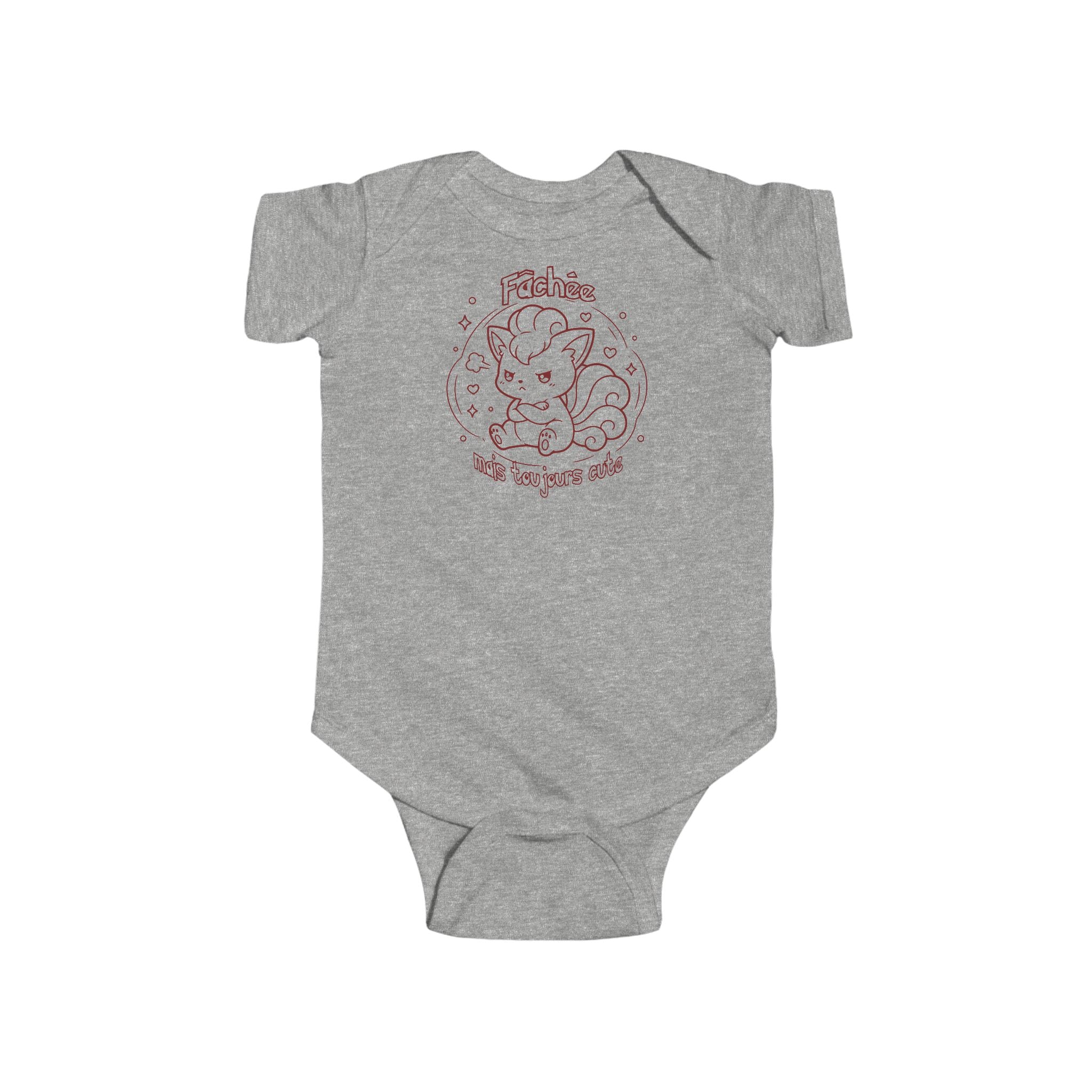 Cache-couche pour bébé inspiré de Goupix (Vulpix), fâchée mais toujours cute