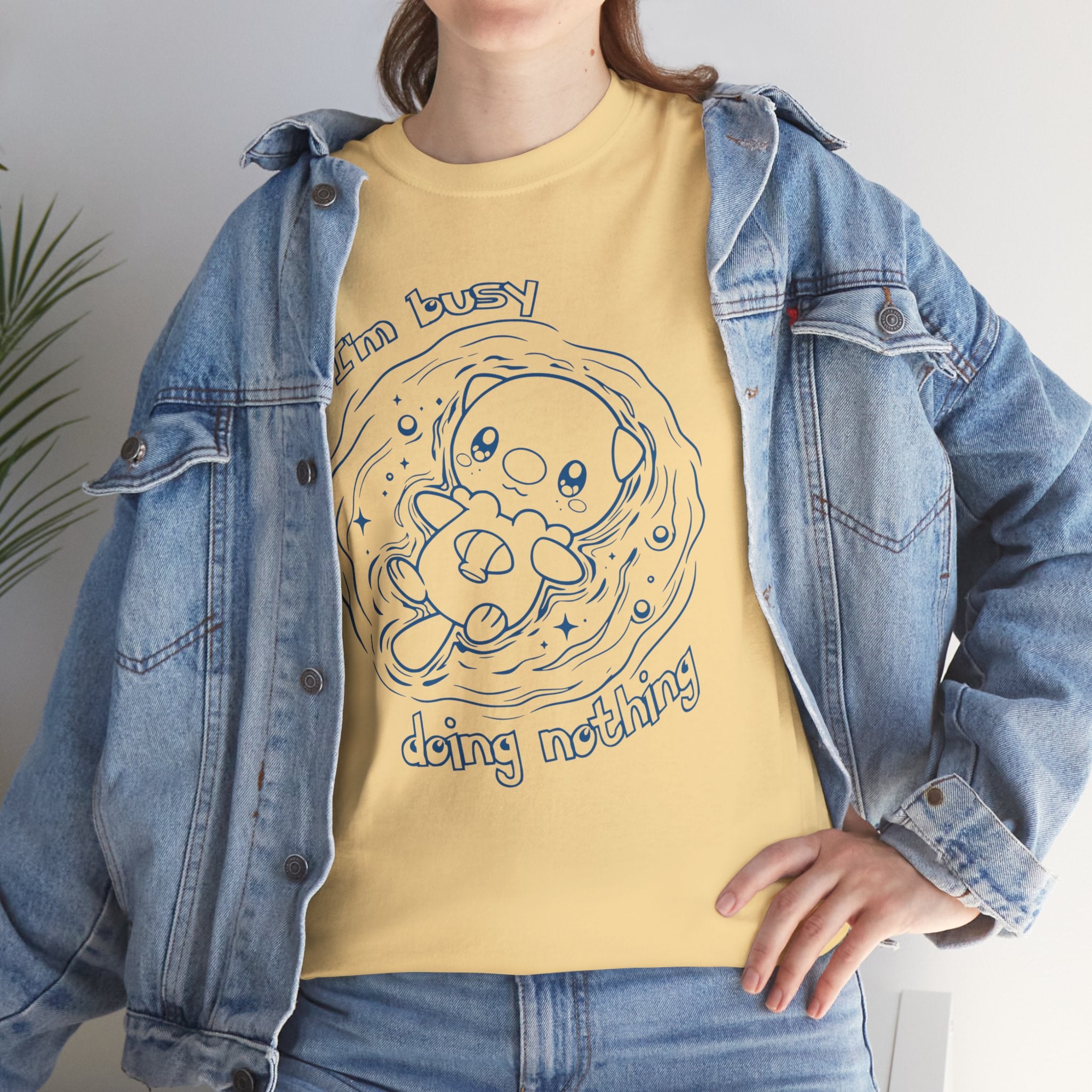 Otter Busy Doing Nothing Funny Quote T-Shirt Cute Otter Swimming Adorable Animal