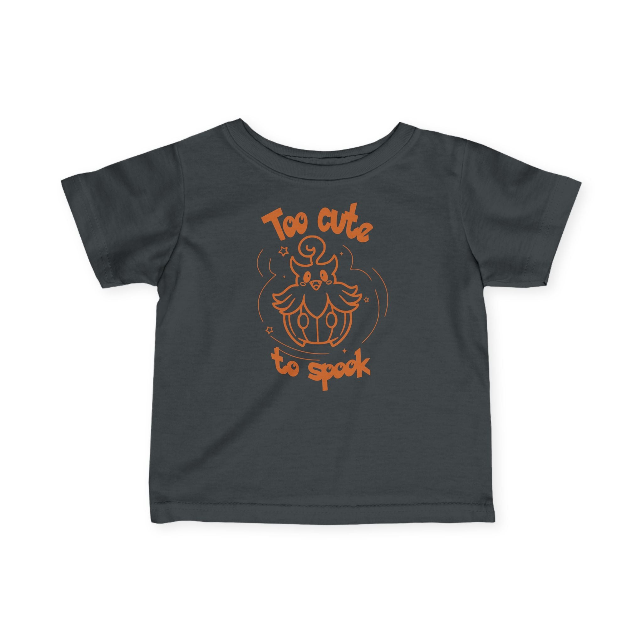 Too Cute To Spook infant tee | Halloween Pumpkin Ghost baby shirt