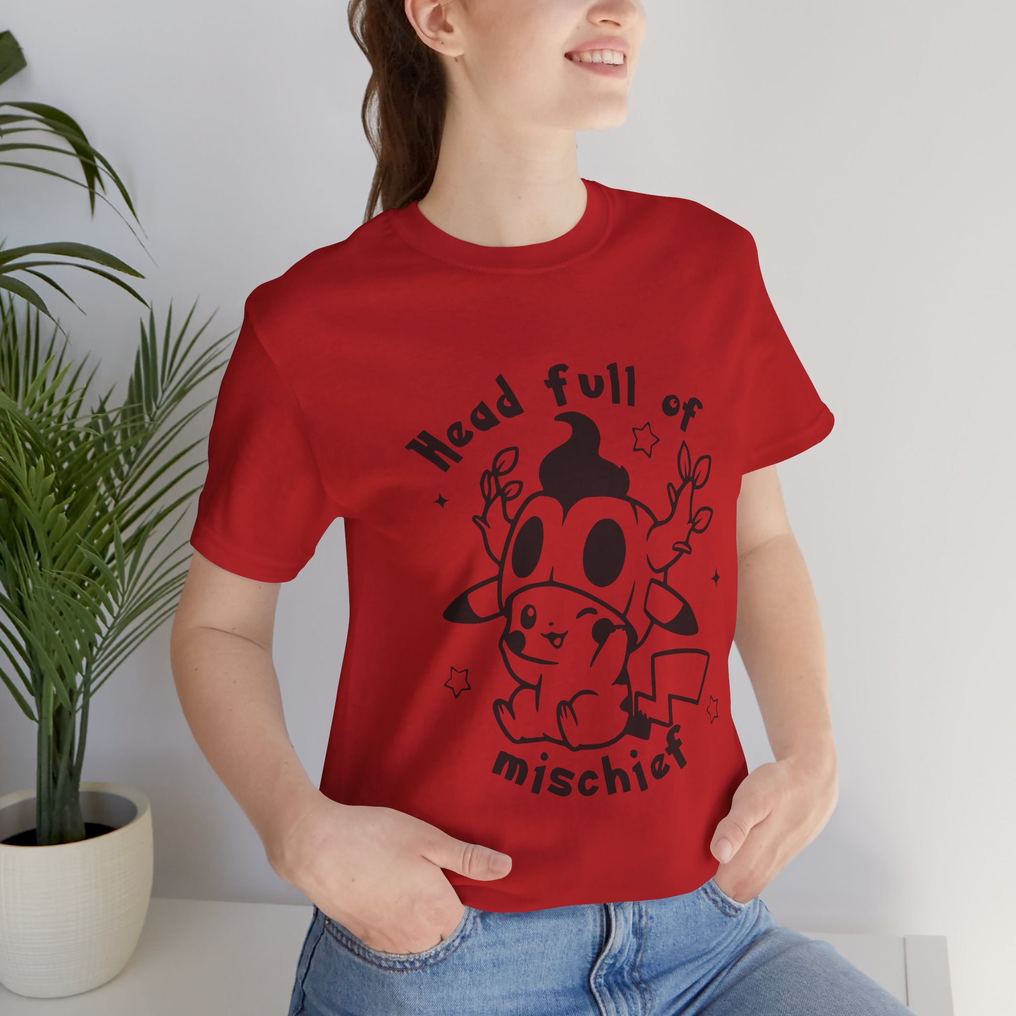 Head Full of Mischief | Cute Halloween Unisex T-Shirt