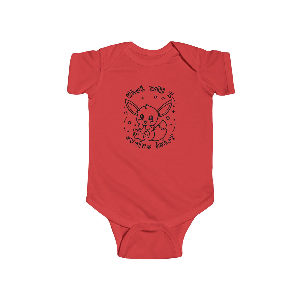 Baby Eeveelutions Bodysuit, Pkm Baby Gift, Cute Infant Pkm clothe, What Will I Evolve Into, Kawaii Baby Shower Gift