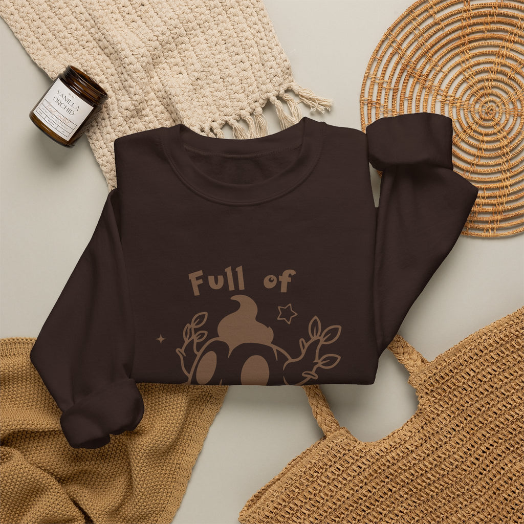 Full of Mischief Sweatshirt | Cute Halloween Ghost Crewneck | Cozy Fall Sweatshirt | Geek Autumn Sweater | Kawaii Spooky Apparel
