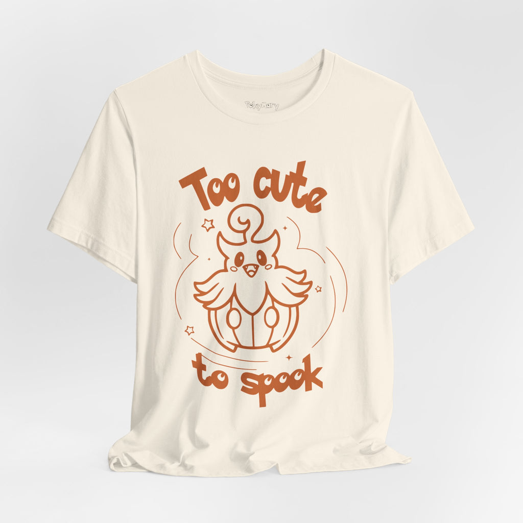 Too Cute to Spook Comfy Tee Shirt | Halloween Theme Gift Ghost Pumpkin T-Shirt for women