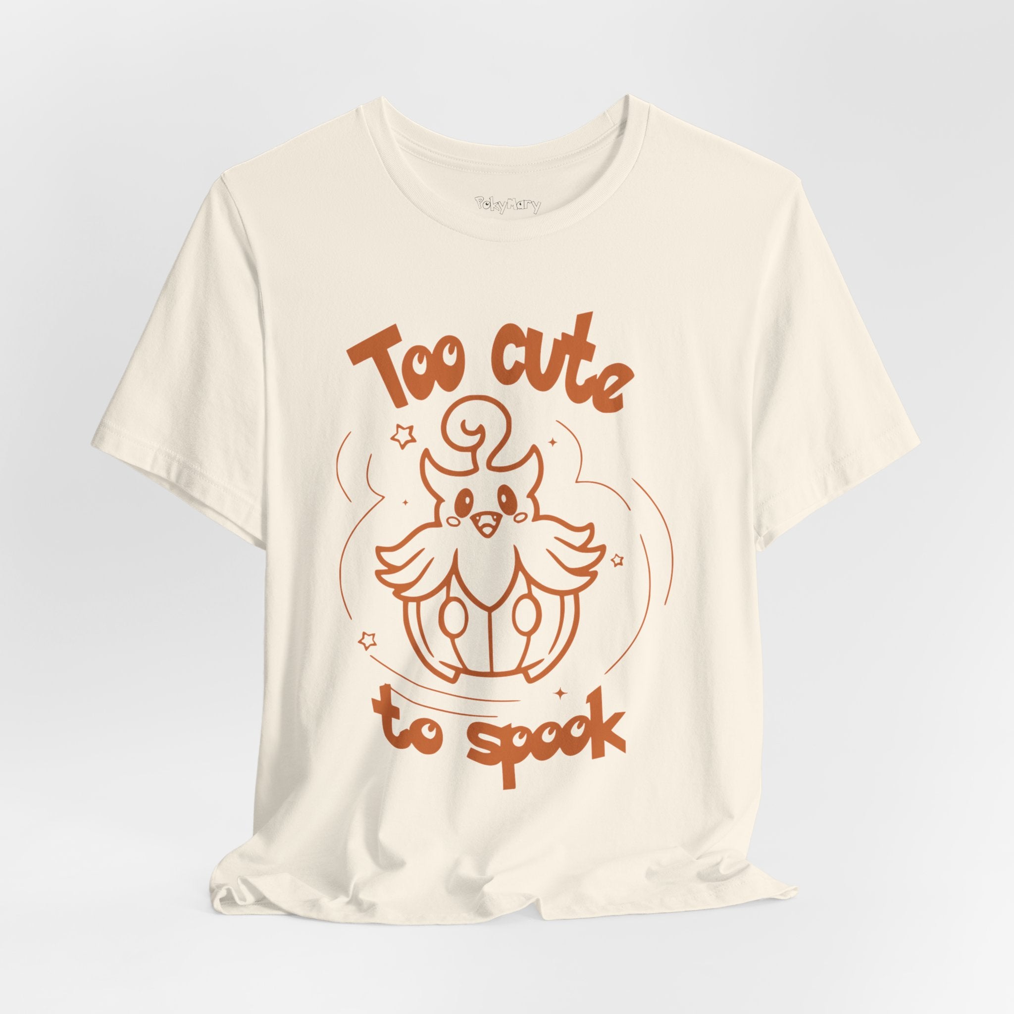 Too Cute to Spook Comfy Tee Shirt | Halloween Theme Gift Ghost Pumpkin T-Shirt for women
