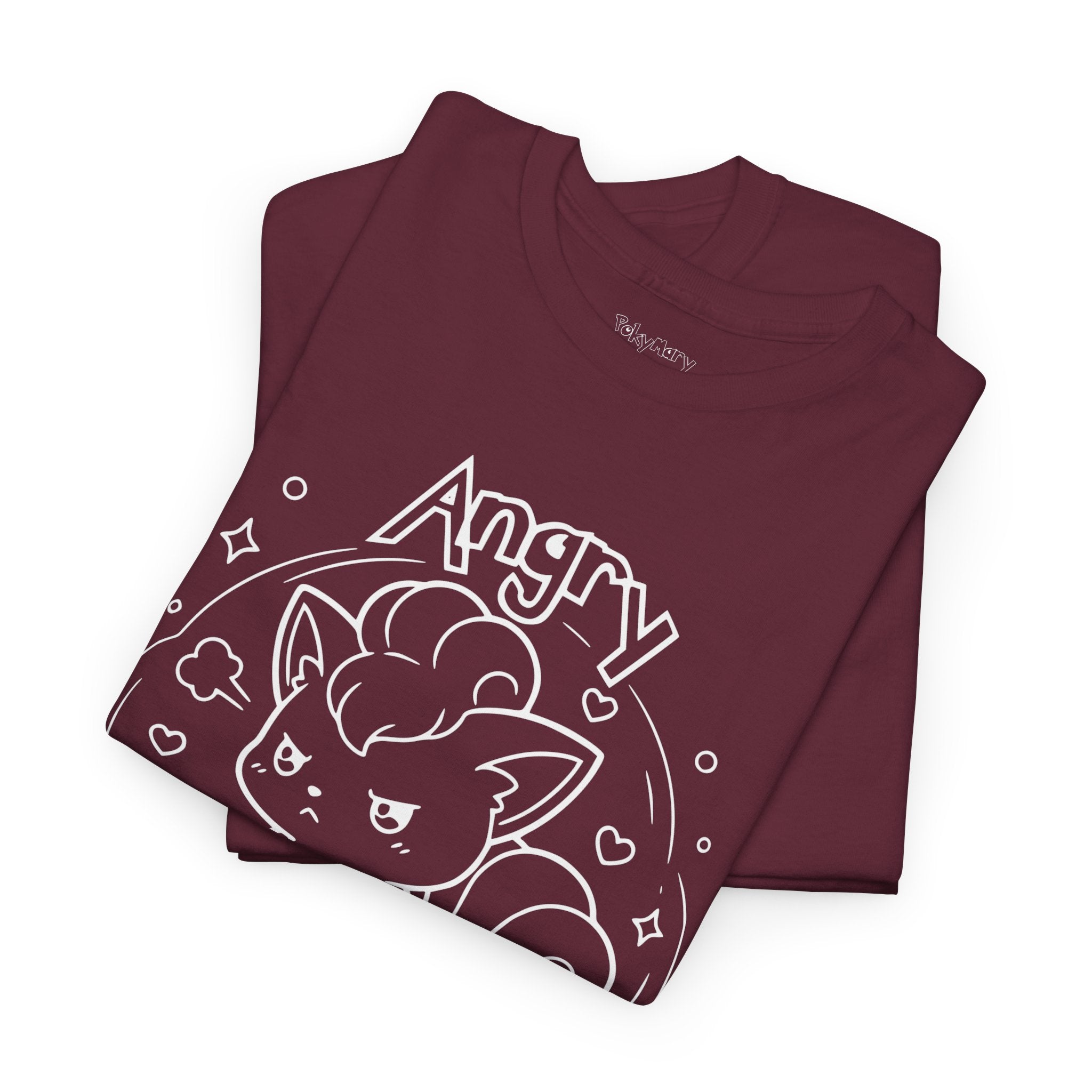 Fox Angry but still cute Grumpy Cute Fox Lady Shirt | Pouting Fox Illustration