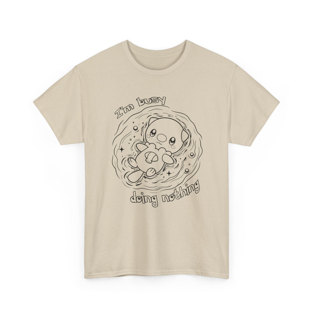 Otter Busy Doing Nothing Funny Quote T-Shirt Cute Otter Swimming Adorable Animal
