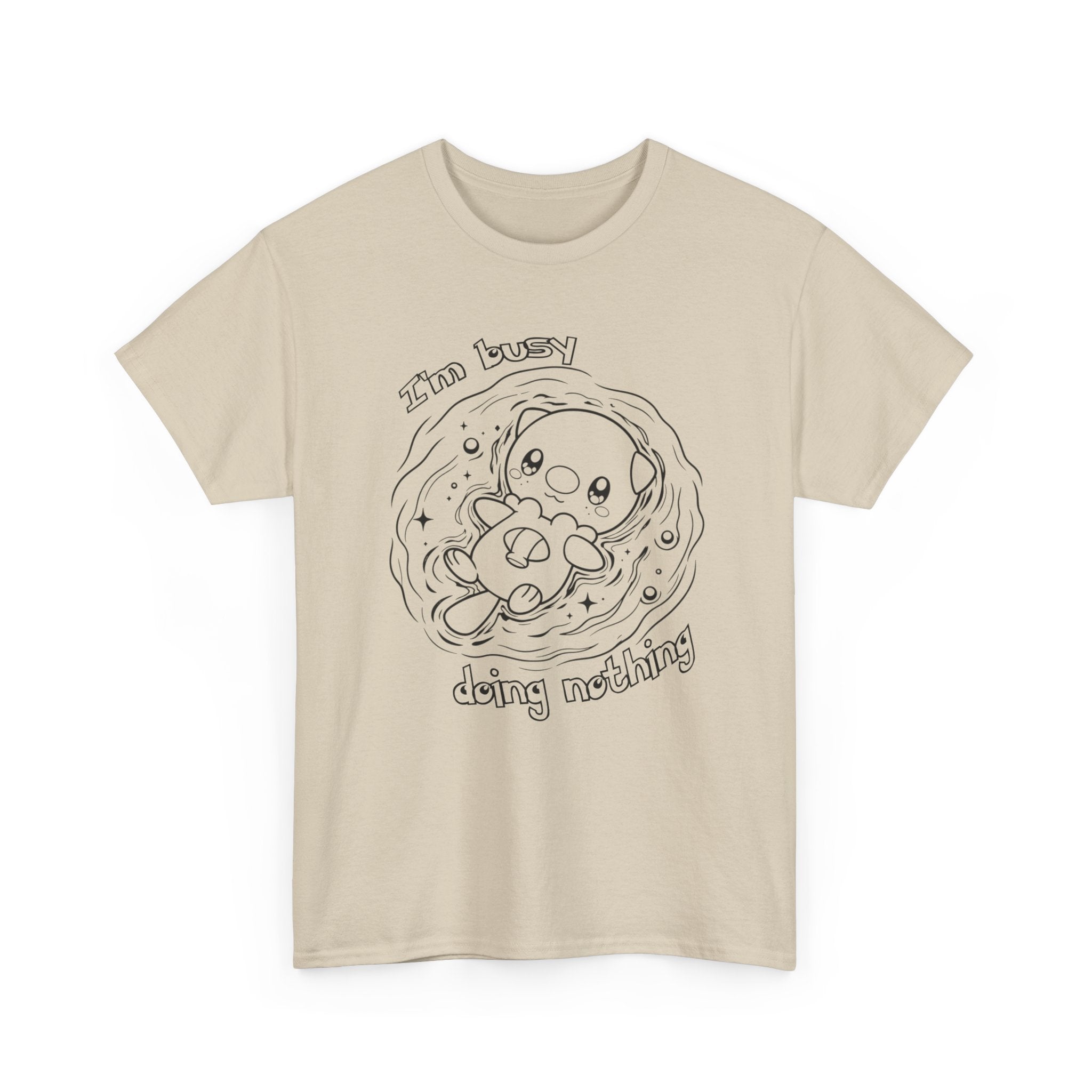 Otter Busy Doing Nothing Funny Quote T-Shirt Cute Otter Swimming Adorable Animal