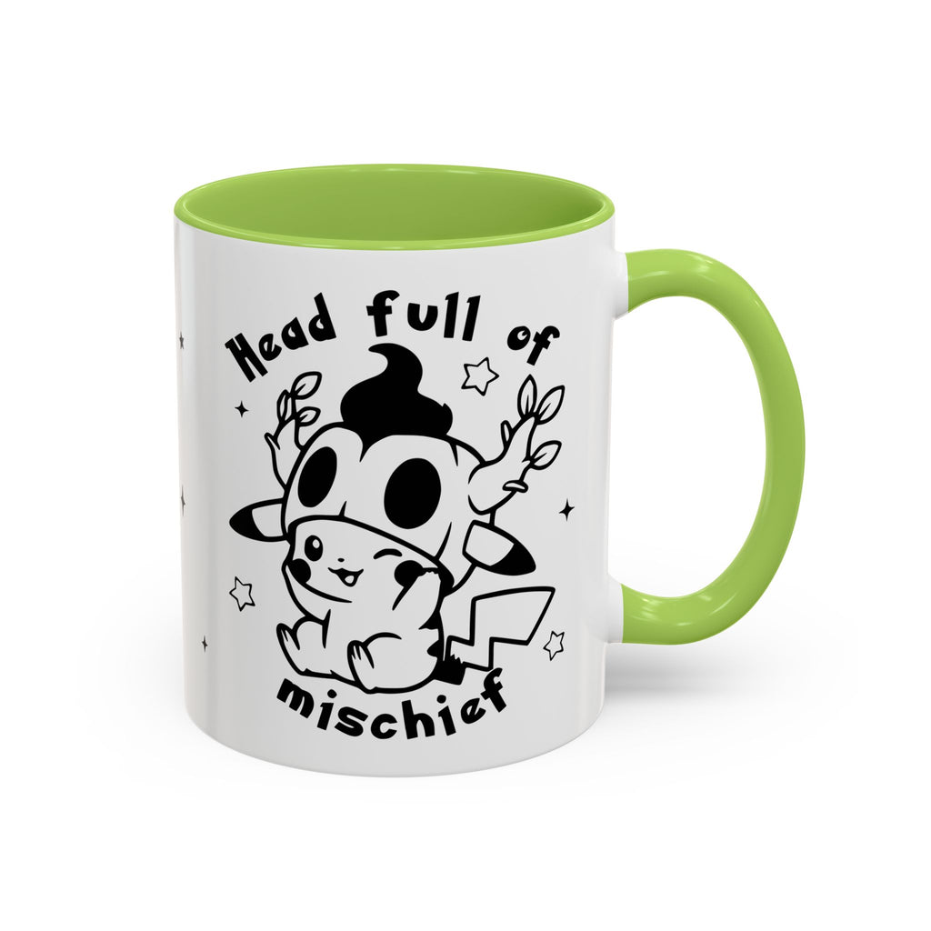 Head Full of Mischief Mug – Cute Spooky Coffee Cup