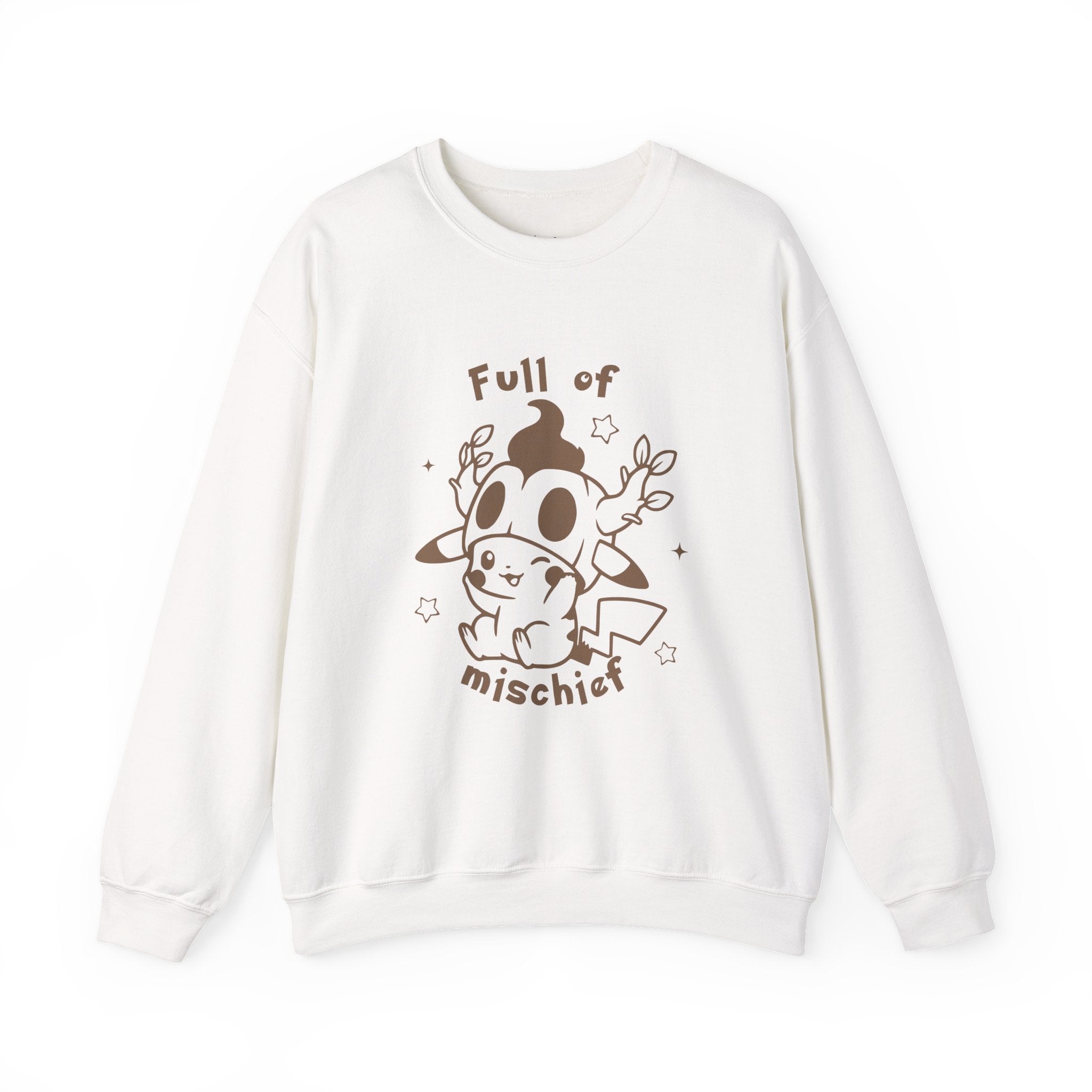 Full of Mischief Sweatshirt | Cute Halloween Ghost Crewneck | Cozy Fall Sweatshirt | Geek Autumn Sweater | Kawaii Spooky Apparel