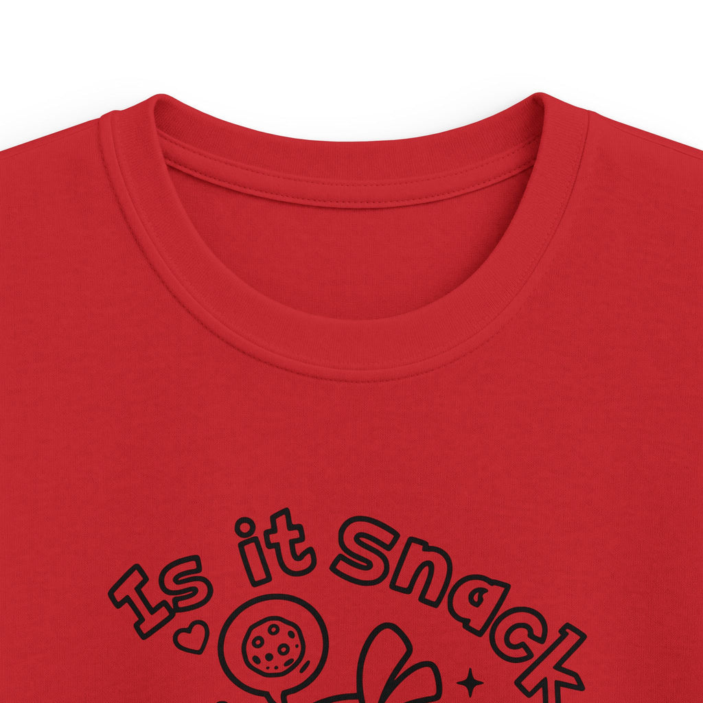 Personalized "Is It Snack Time Yet?" Kids T-Shirt – Cute Kawaii Snack Lover Tee