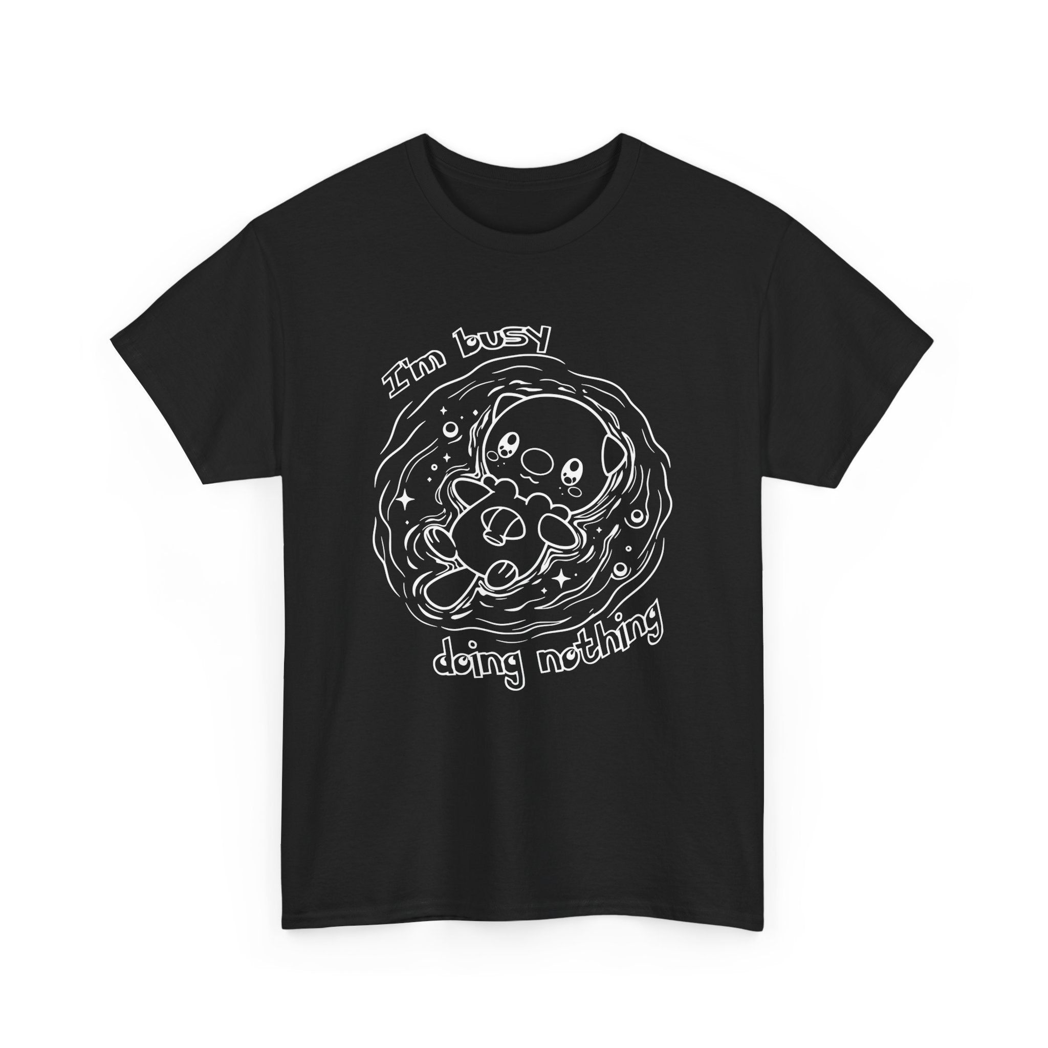 Otter Busy Doing Nothing Funny Quote T-Shirt Cute Otter Swimming Adorable Animal