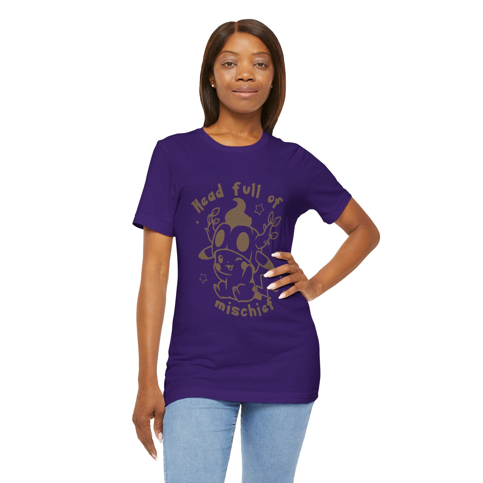 Head Full of Mischief | Cute Halloween Unisex T-Shirt