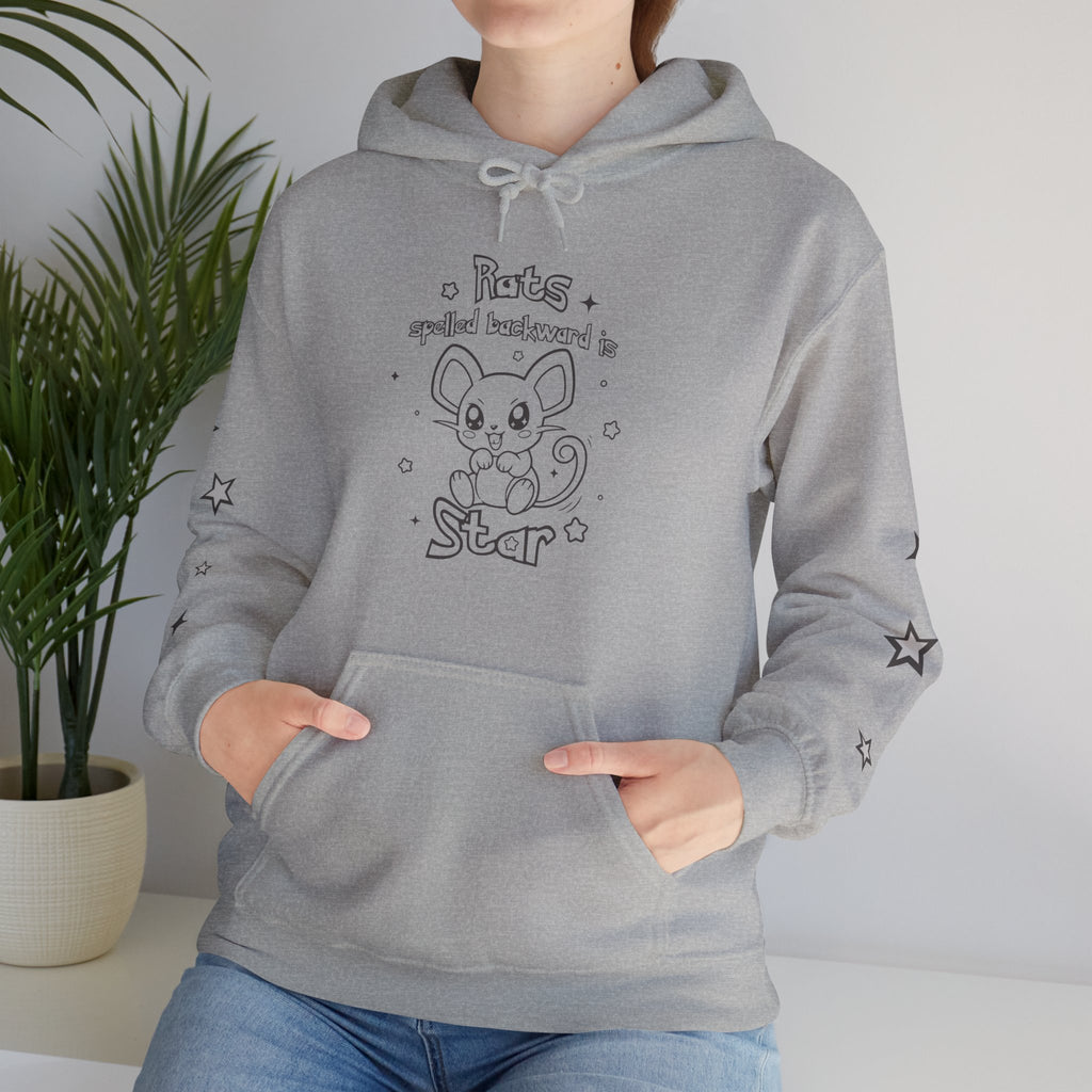 Rats spelled backward is star Kawaii Pkm Rat Star hoodie | Hoodie, purple star sleeve design