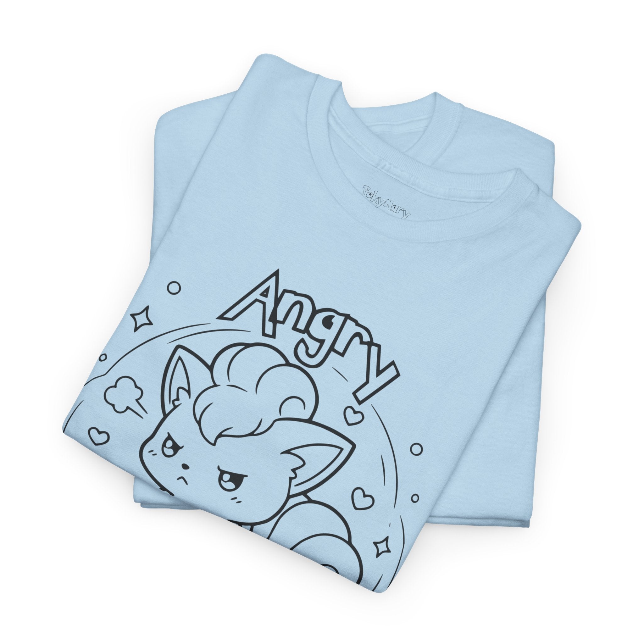 Fox Angry but still cute Grumpy Cute Fox Lady Shirt | Pouting Fox Illustration