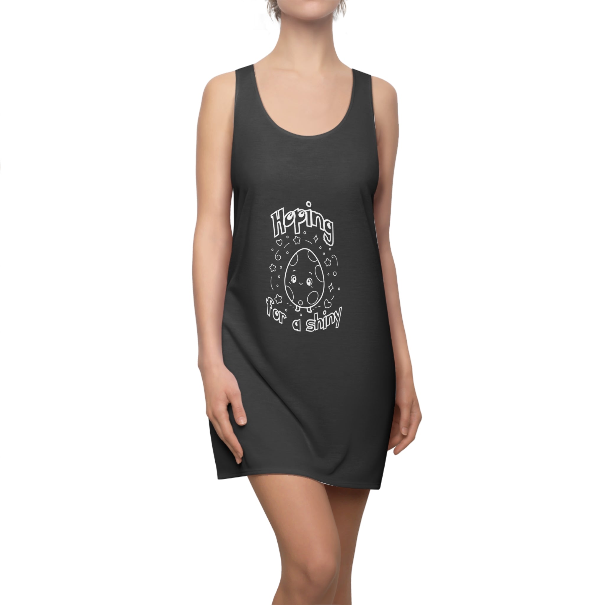 Funny Nightshirt for Women, Hoping for a Shiny Sleep Shirt, Cute Gamer Pajama Dress, Geek Gift for Her