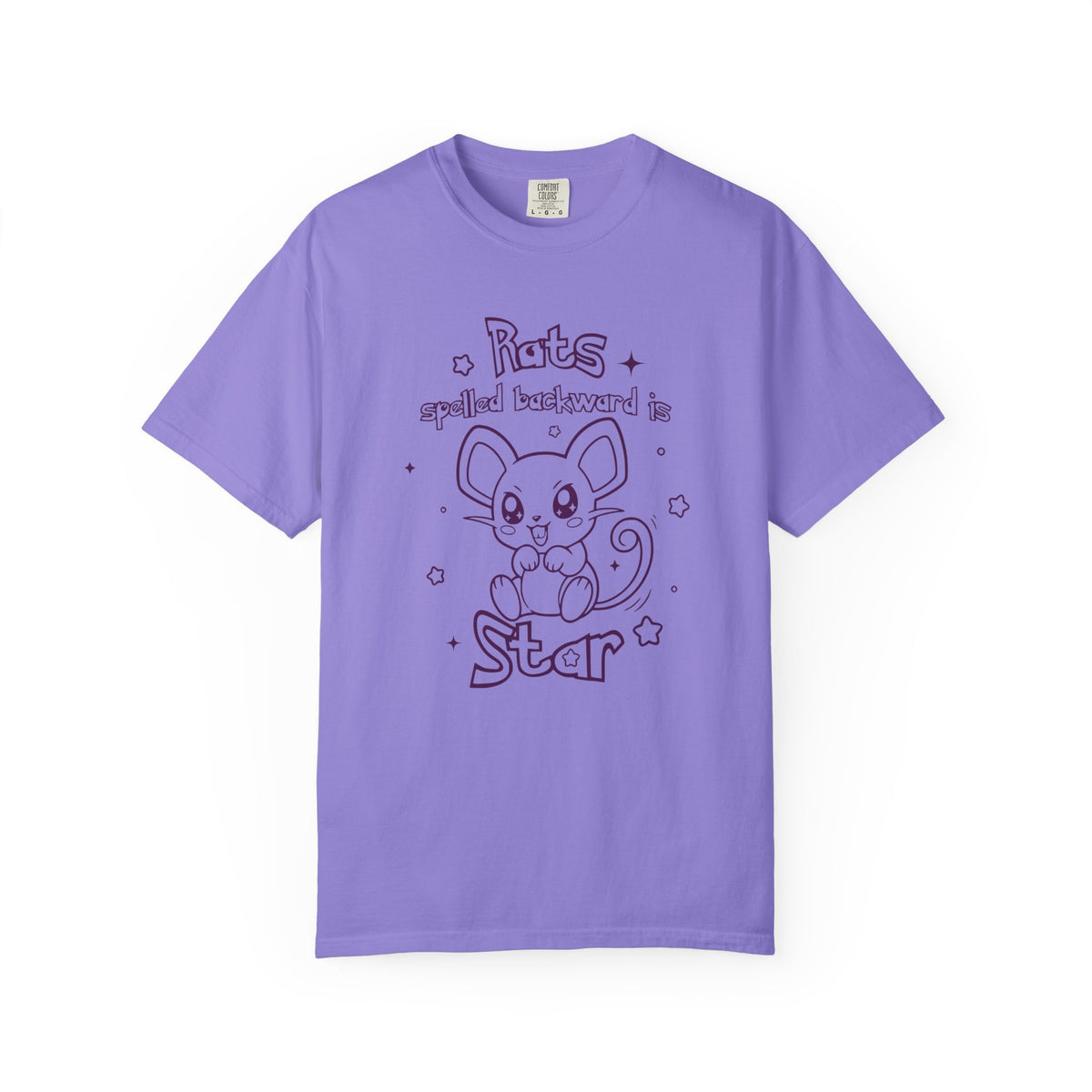 Rats spelled backward is star t-shirt cute Pkm rat animal design tee shirt
