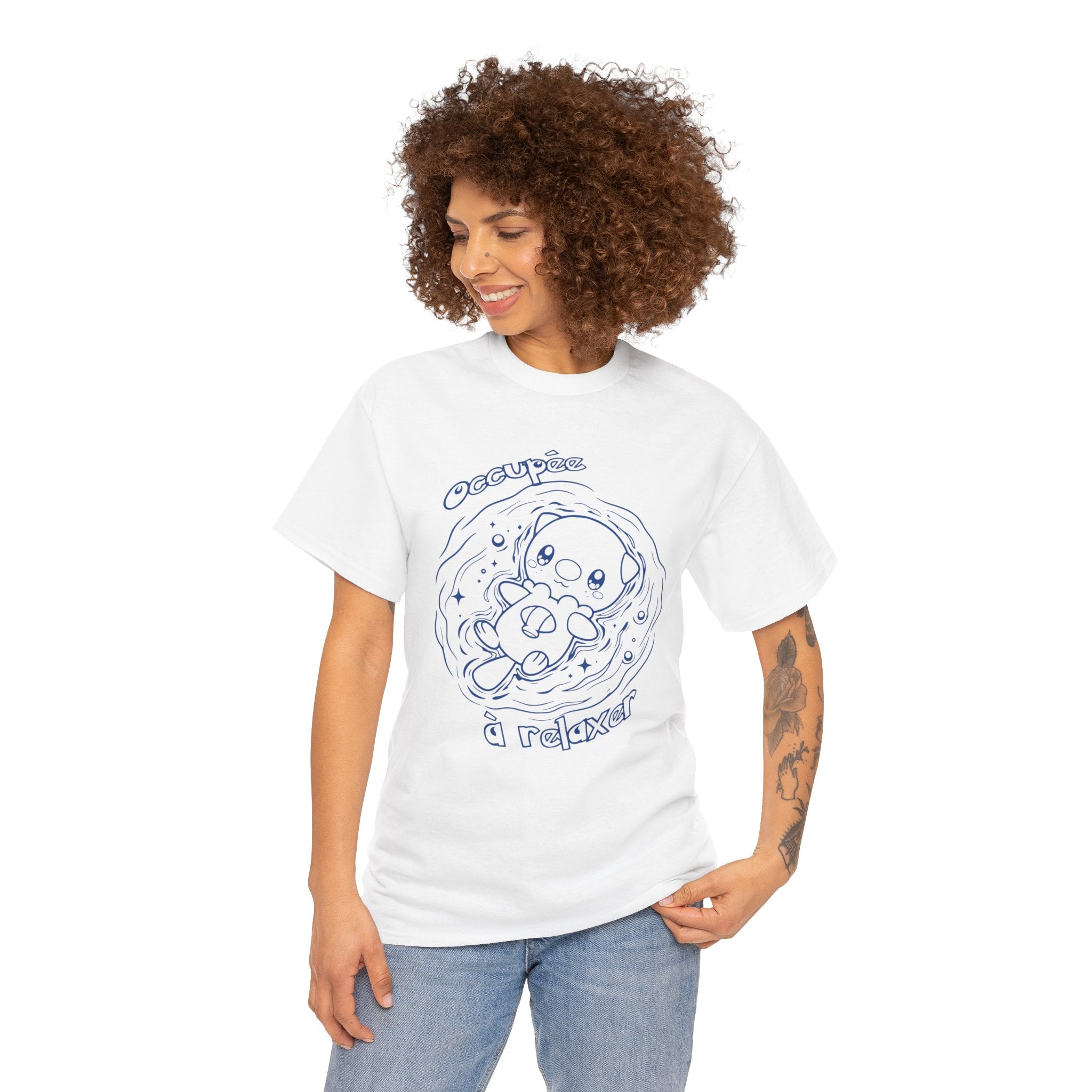T-shirt inspiré de Moustillon (Oshawott), Occupée à relaxer