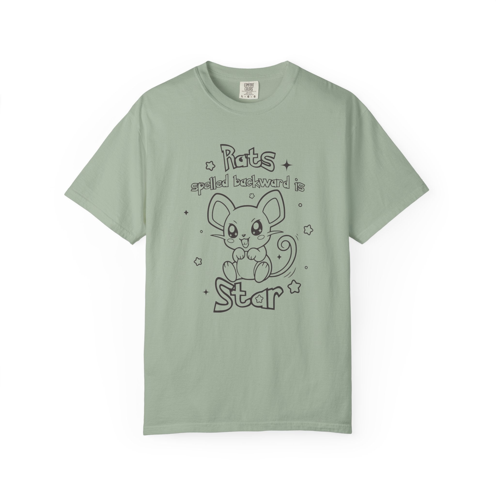 Rats spelled backward is star t-shirt cute Pkm rat animal design tee shirt