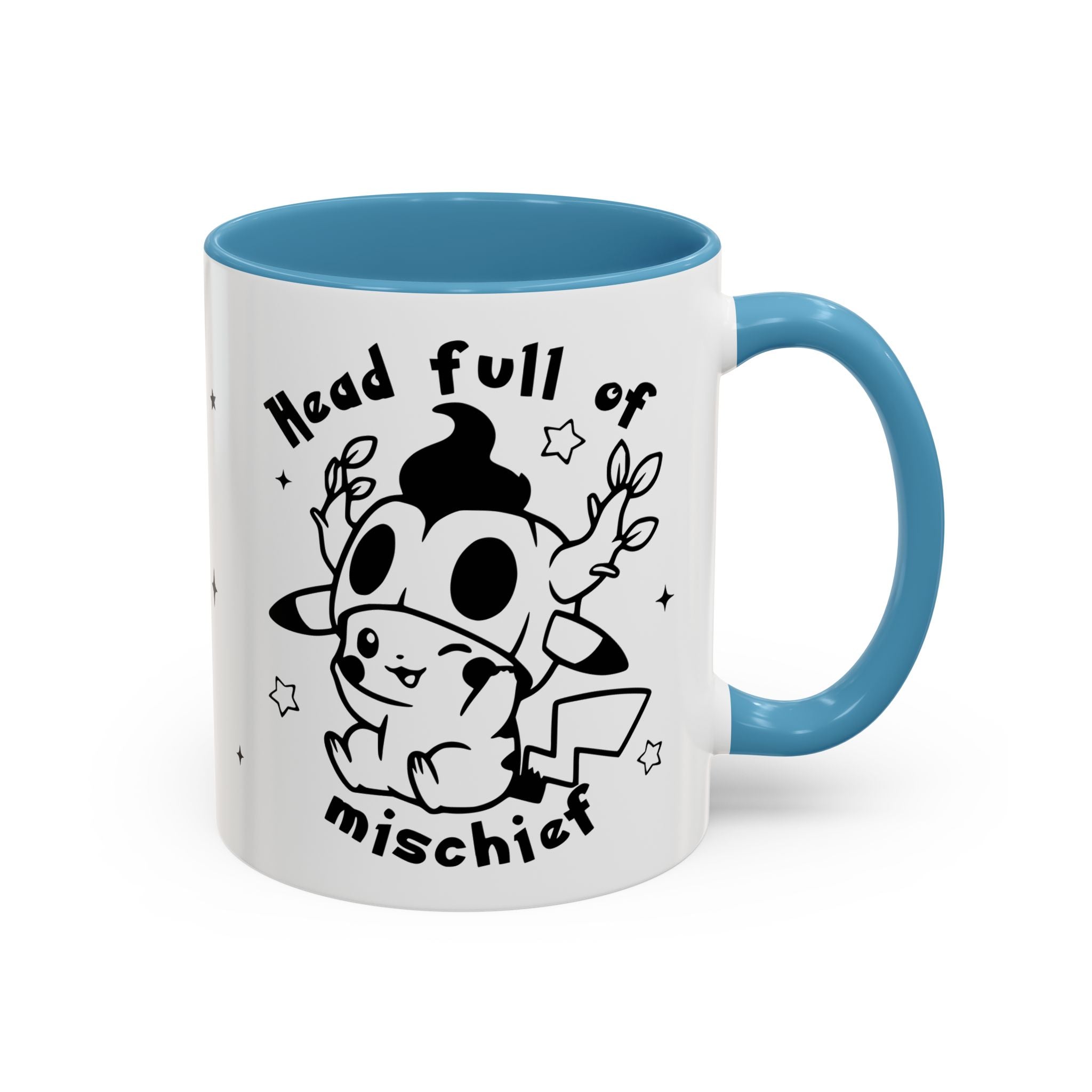 Head Full of Mischief Mug – Cute Spooky Coffee Cup
