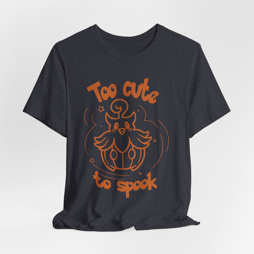 Too Cute to Spook Comfy Tee Shirt | Halloween Theme Gift Ghost Pumpkin T-Shirt for women