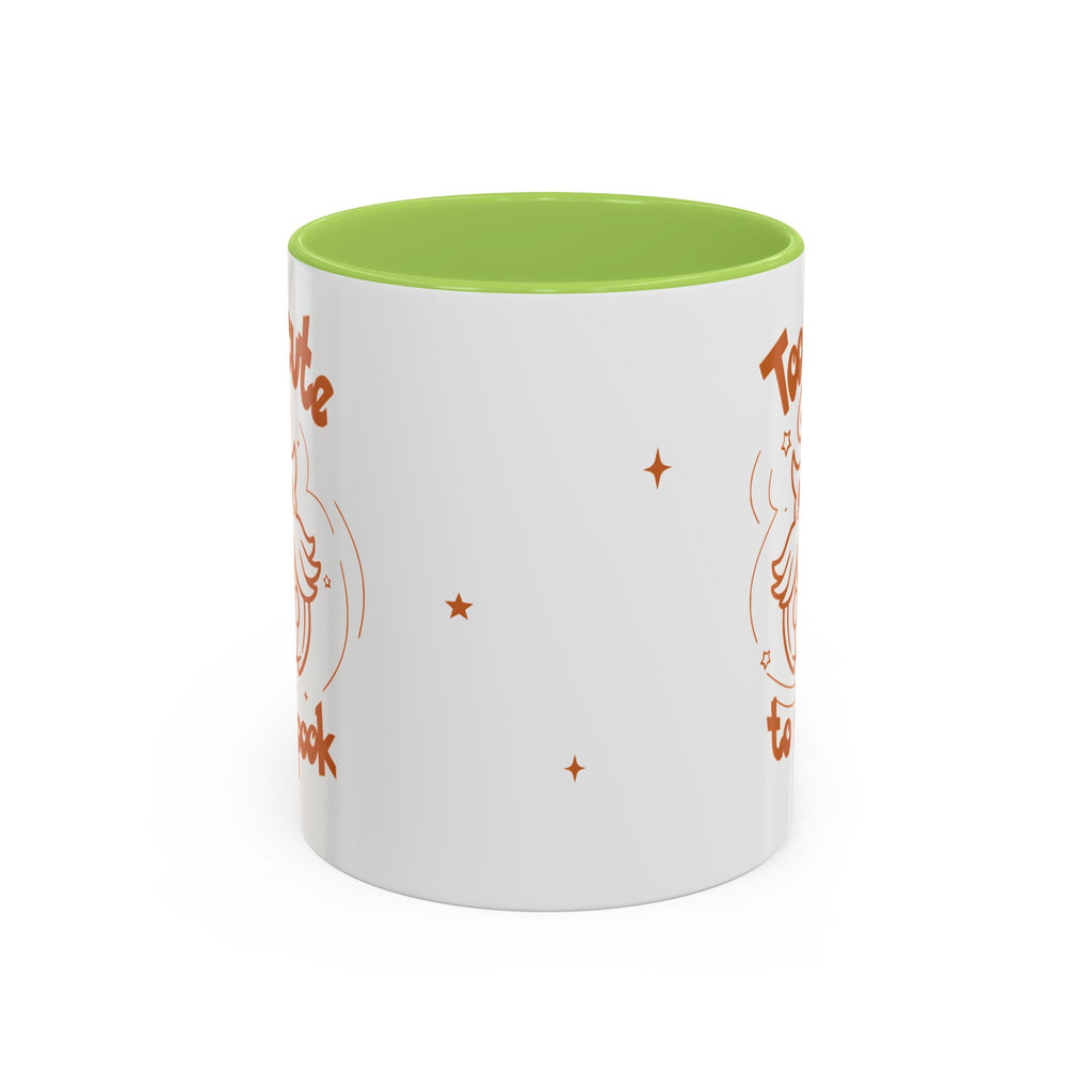Too Cute to Spook Pumpkin Ghost Halloween Theme Mug | Accent Coffee Mug 11oz 15oz