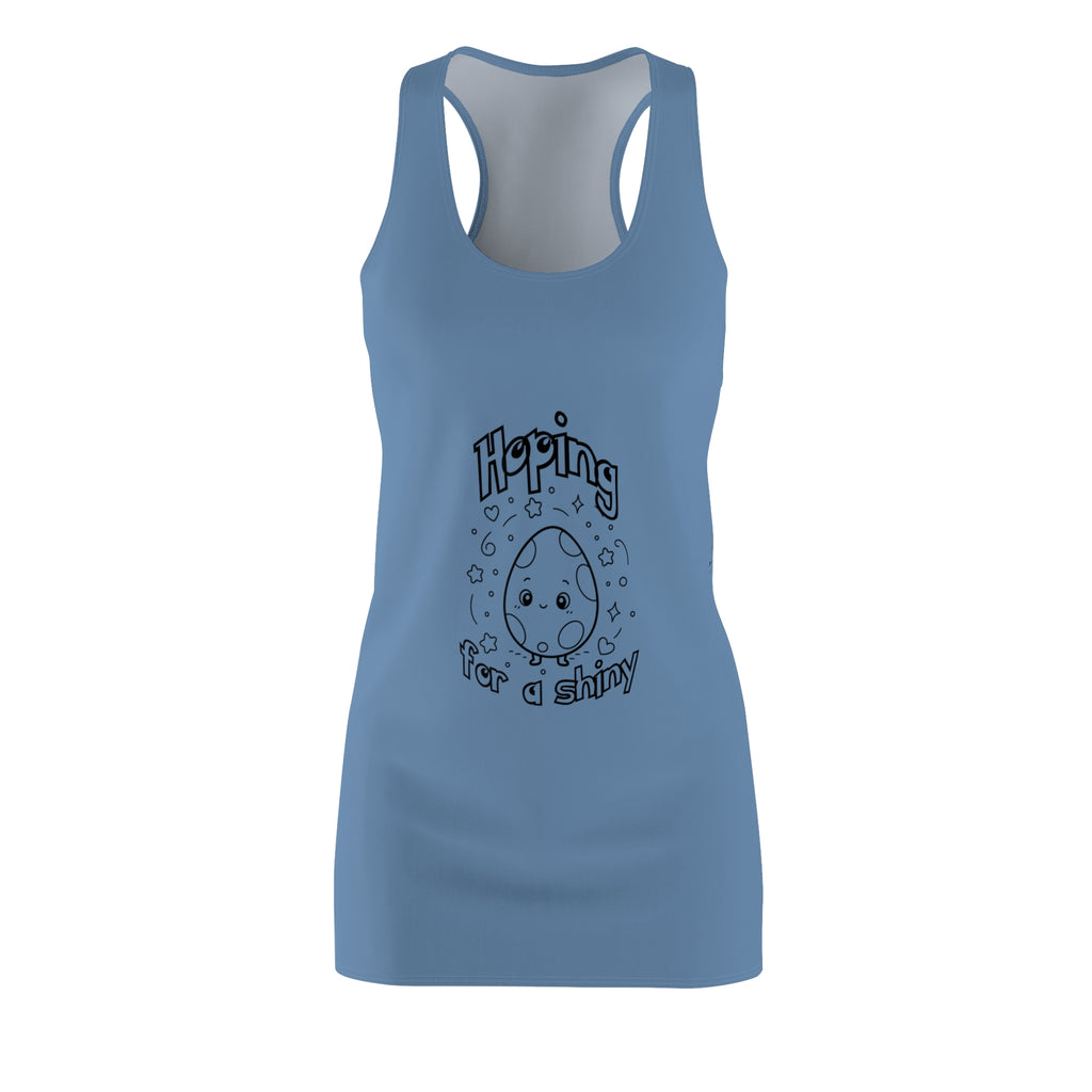 Funny Nightshirt for Women, Hoping for a Shiny Sleep Shirt, Cute Gamer Pajama Dress, Geek Gift for Her