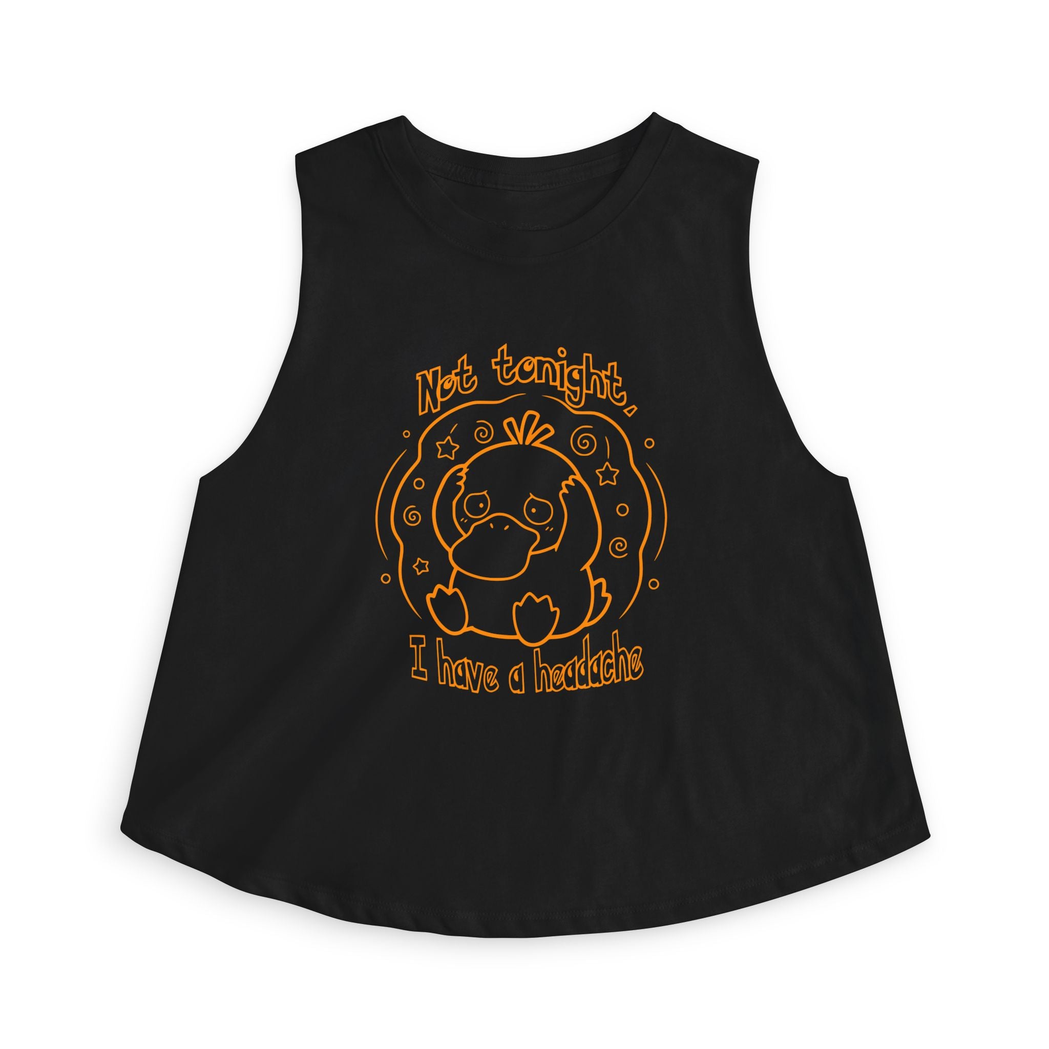 Duck Not Tonight I Have a Headache tank top funny kawaii duck illustration For Wife Or Girlfriend Gift