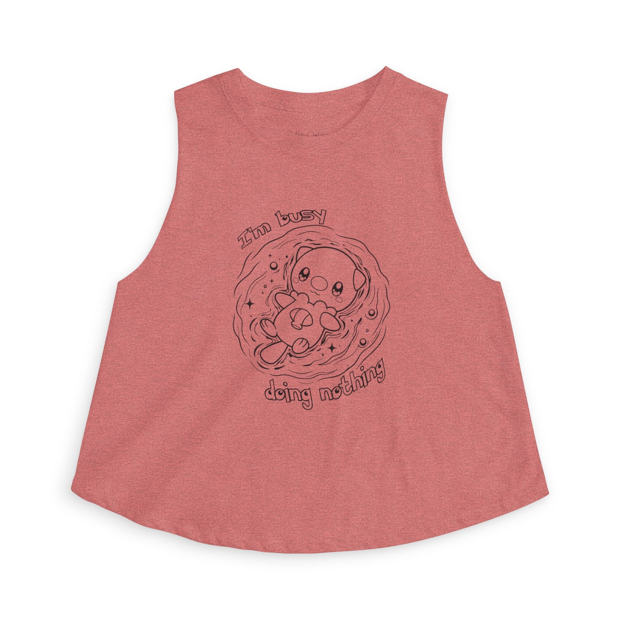 Otter Busy Doing Nothing Otter Swim Crop Top Cute Kawaii Animal
