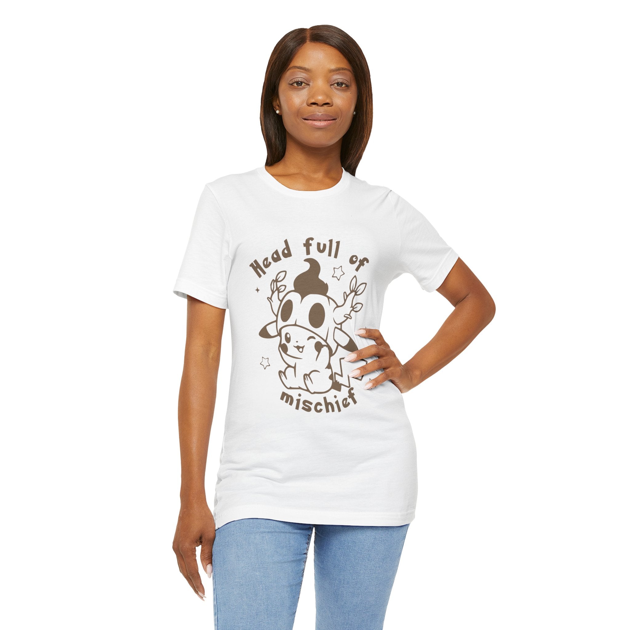 Head Full of Mischief | Cute Halloween Unisex T-Shirt