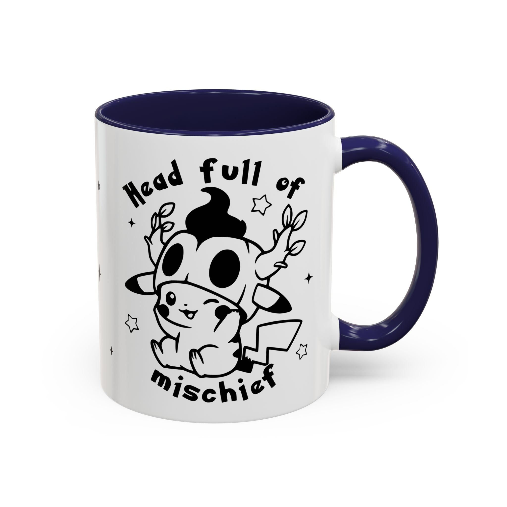 Head Full of Mischief Mug – Cute Spooky Coffee Cup