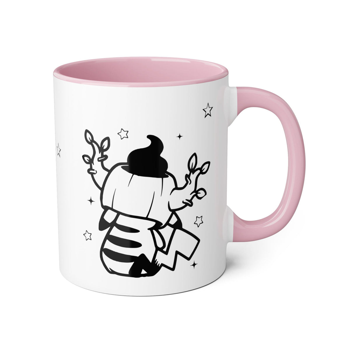 Head Full of Mischief Halloween Mug | Cute Ghost Pumpkin Coffee Cup | Kawaii Spooky Mug | Fall Coffee Lover Gift | Geek Halloween Drinkware