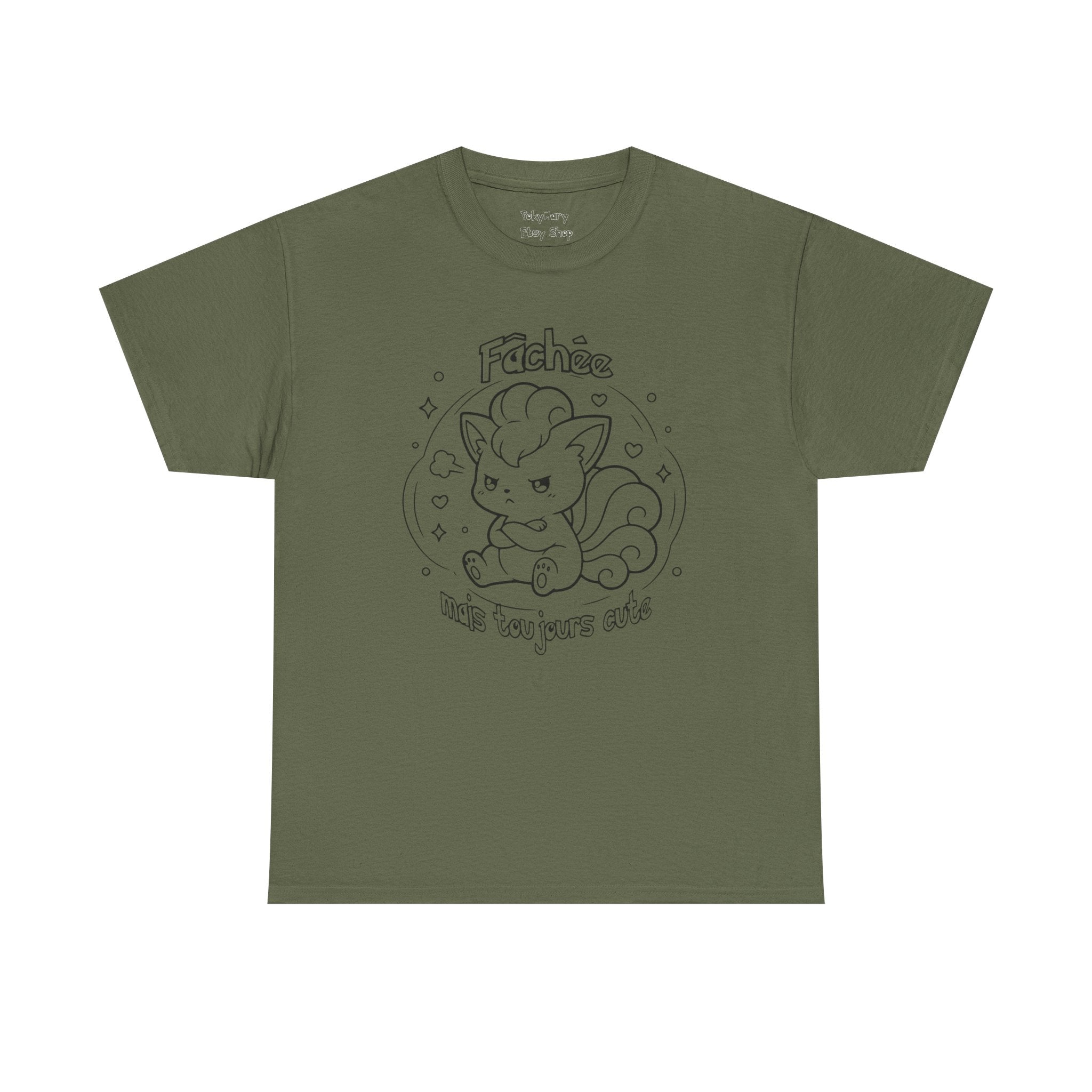 T-shirt inspiré de Goupix (Vulpix), Fâchée mais toujours cute