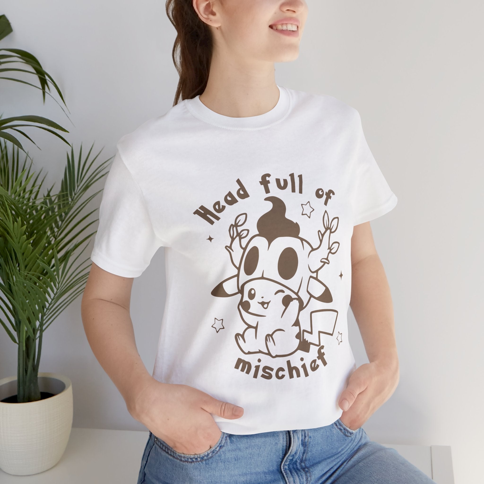 Head Full of Mischief | Cute Halloween Unisex T-Shirt