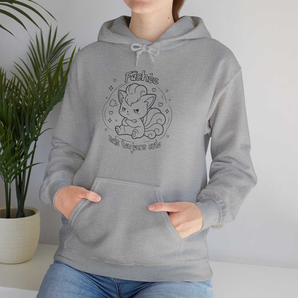 Renard Fâchée mais toujours cute renard Sweatshirt | Adorable animal hoodie qui boude