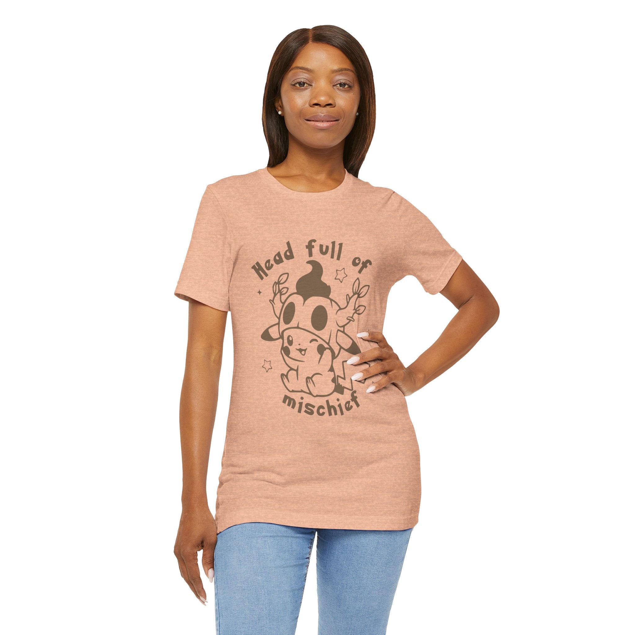 Head Full of Mischief | Cute Halloween Unisex T-Shirt