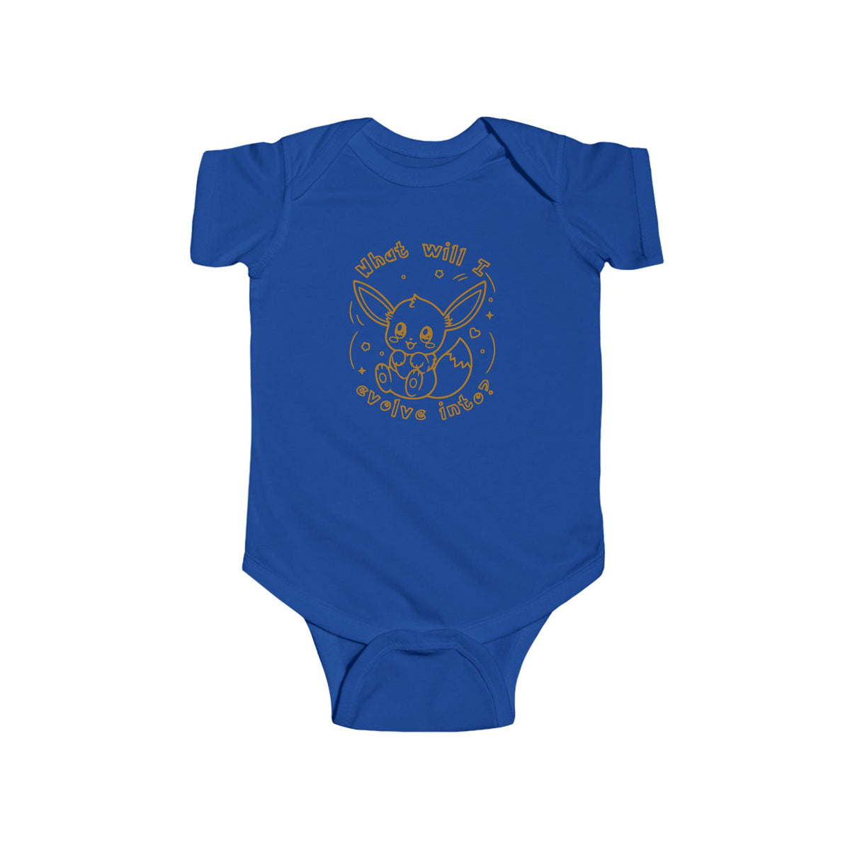 Baby Eeveelutions Bodysuit, Pkm Baby Gift, Cute Infant Pkm clothe, What Will I Evolve Into, Kawaii Baby Shower Gift
