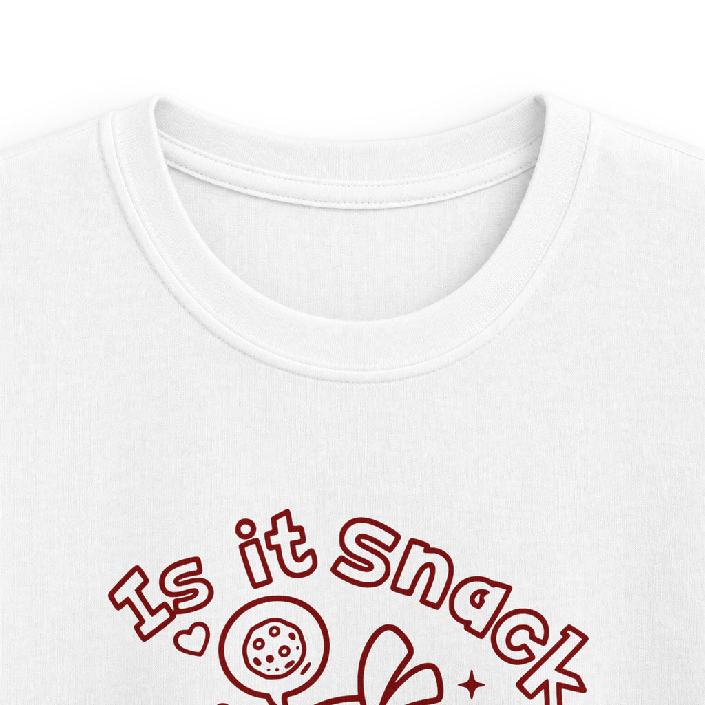 Personalized "Is It Snack Time Yet?" Kids T-Shirt – Cute Kawaii Snack Lover Tee