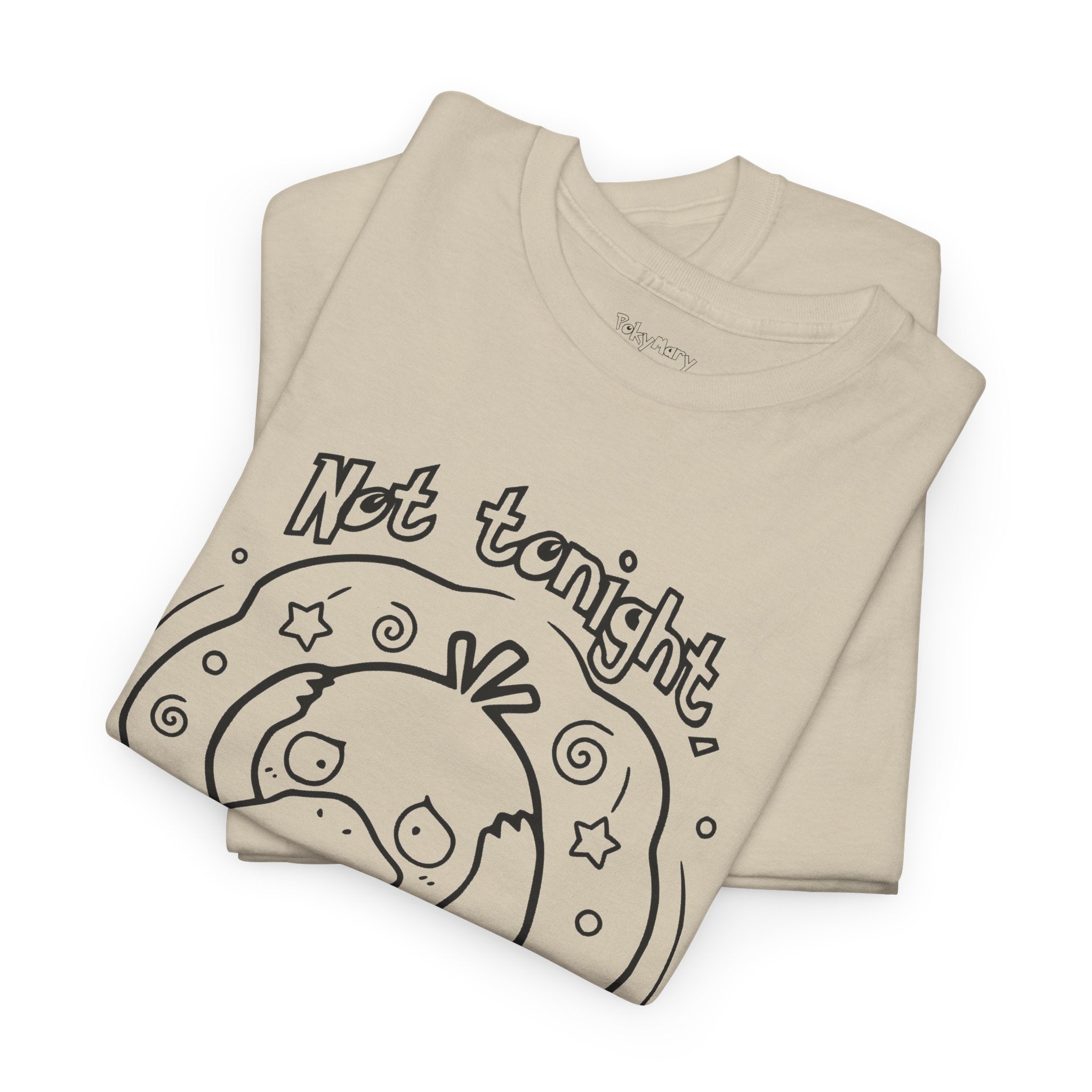Duck Not Tonight I Have a Headache T-shirt funny kawaii duck illustration Shirt For Wife Or Girlfriend Gift